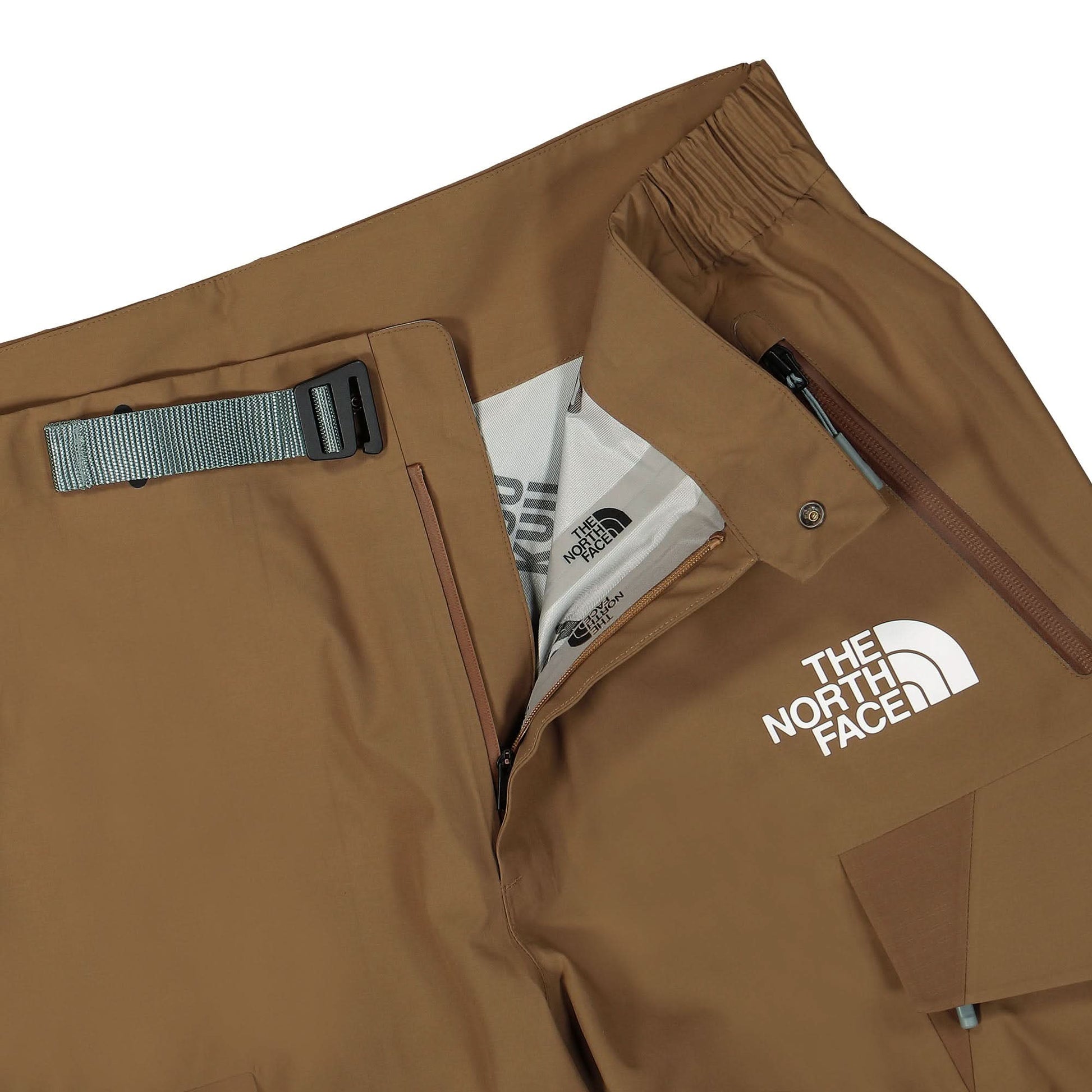 Undercover Geodesic Shell Pant Brown Detail view 4 | Gate