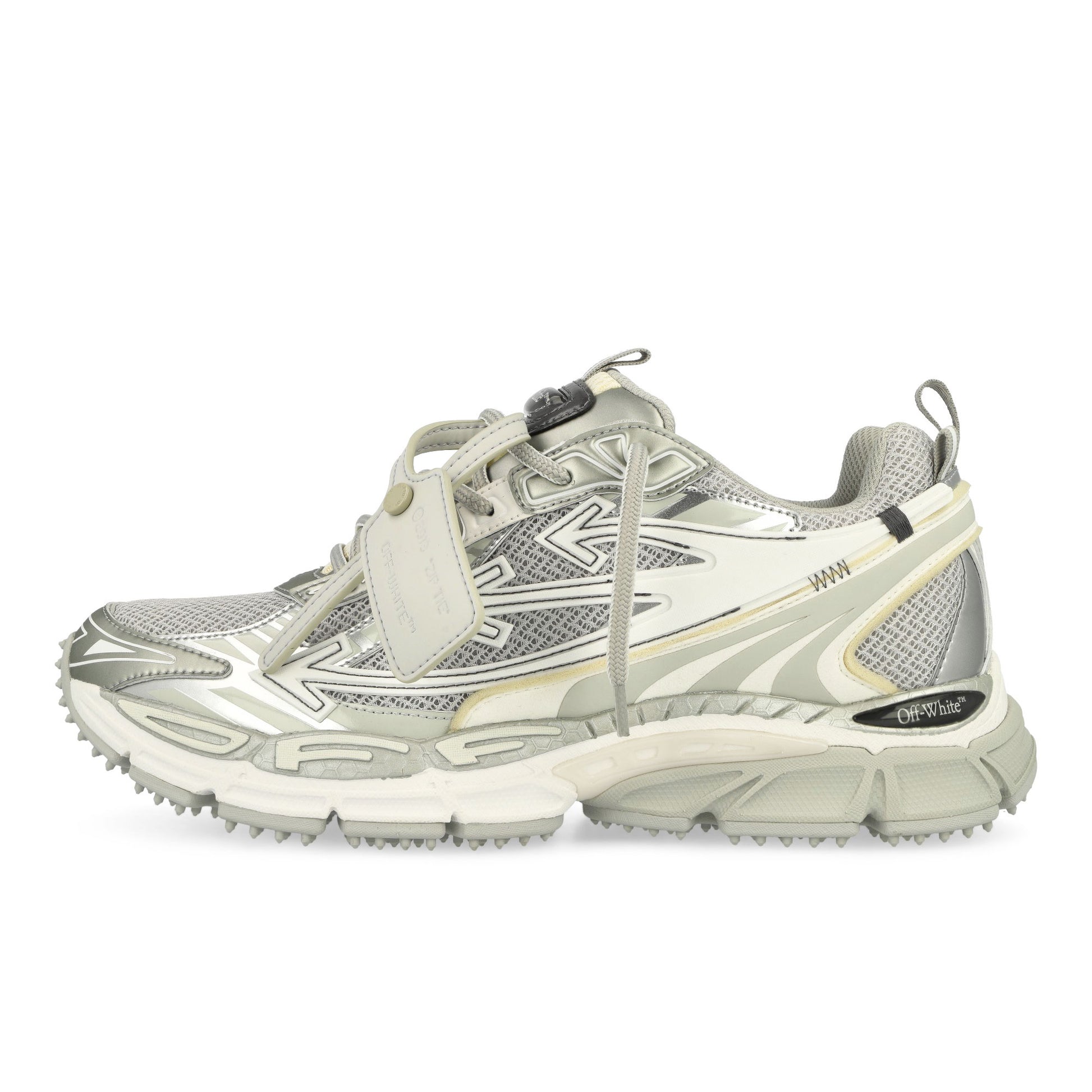 Off-White Be Right Back Sneakers Grey - Silver Sneaker OMIA295C99FAB0010972 Detail View 1 | GATE