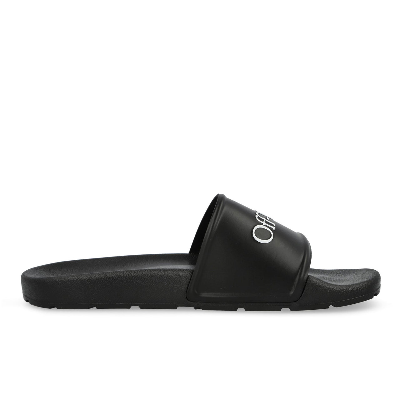 Off-White Bookish Sliders Black / White Slides OMIU002S26MAT0021001 Detail View 1 | GATE