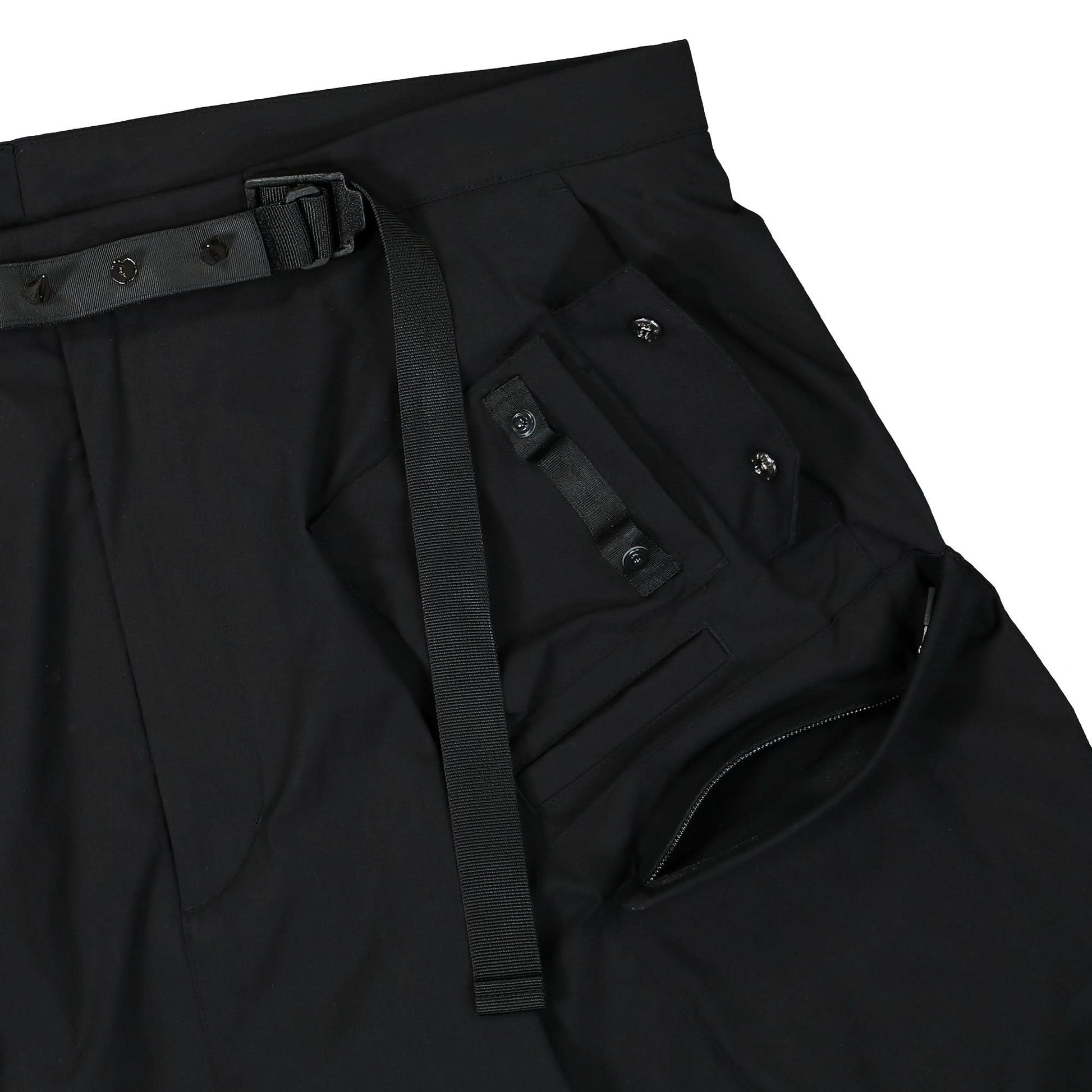 Acronym Lightshell Encapsulated Nylon Ultra Wide Web Belt Cargo Trouser Black Detail view 5 | Gate