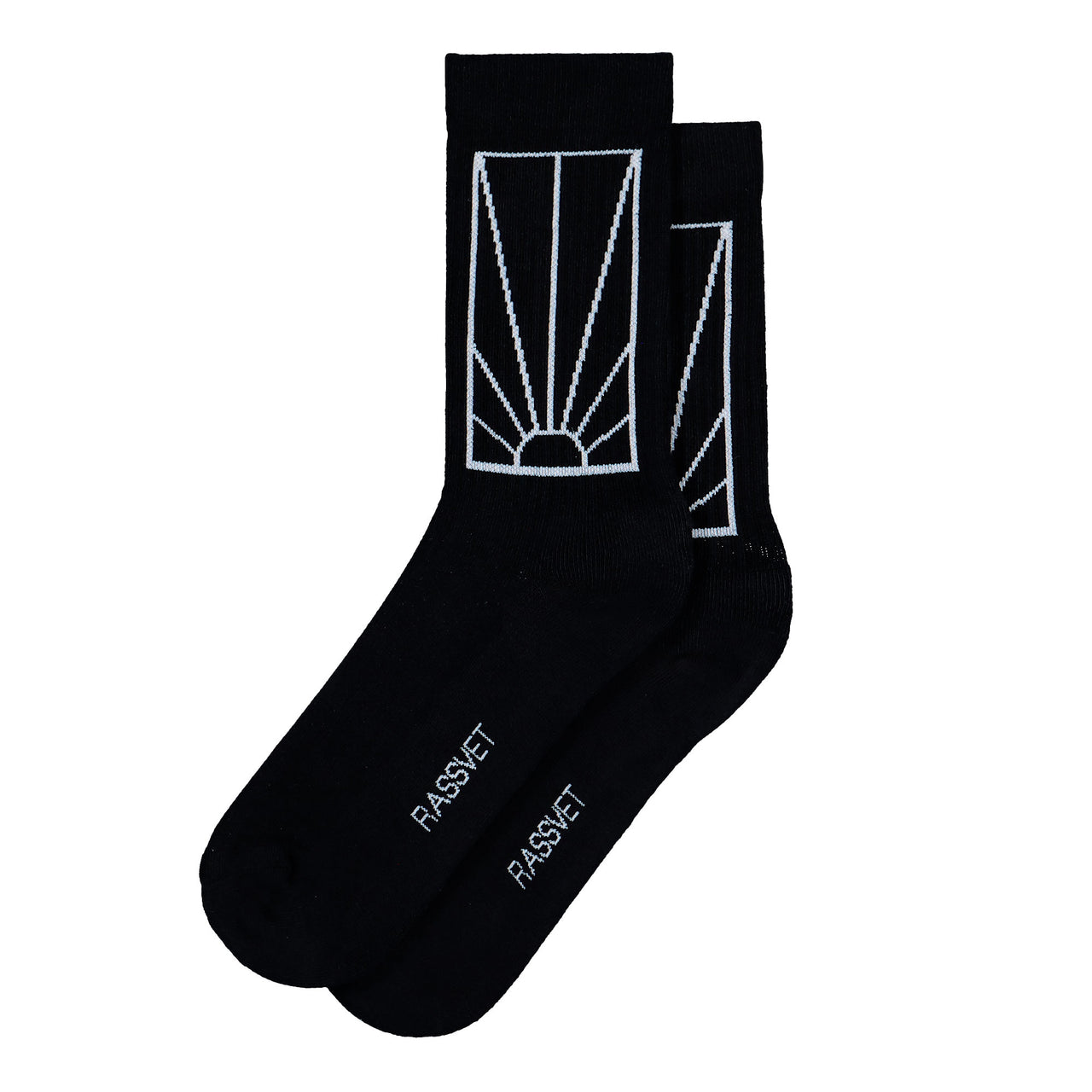 Rassvet Logo Socks Black Socks PACC18K007-1 Detail View 1 | GATE