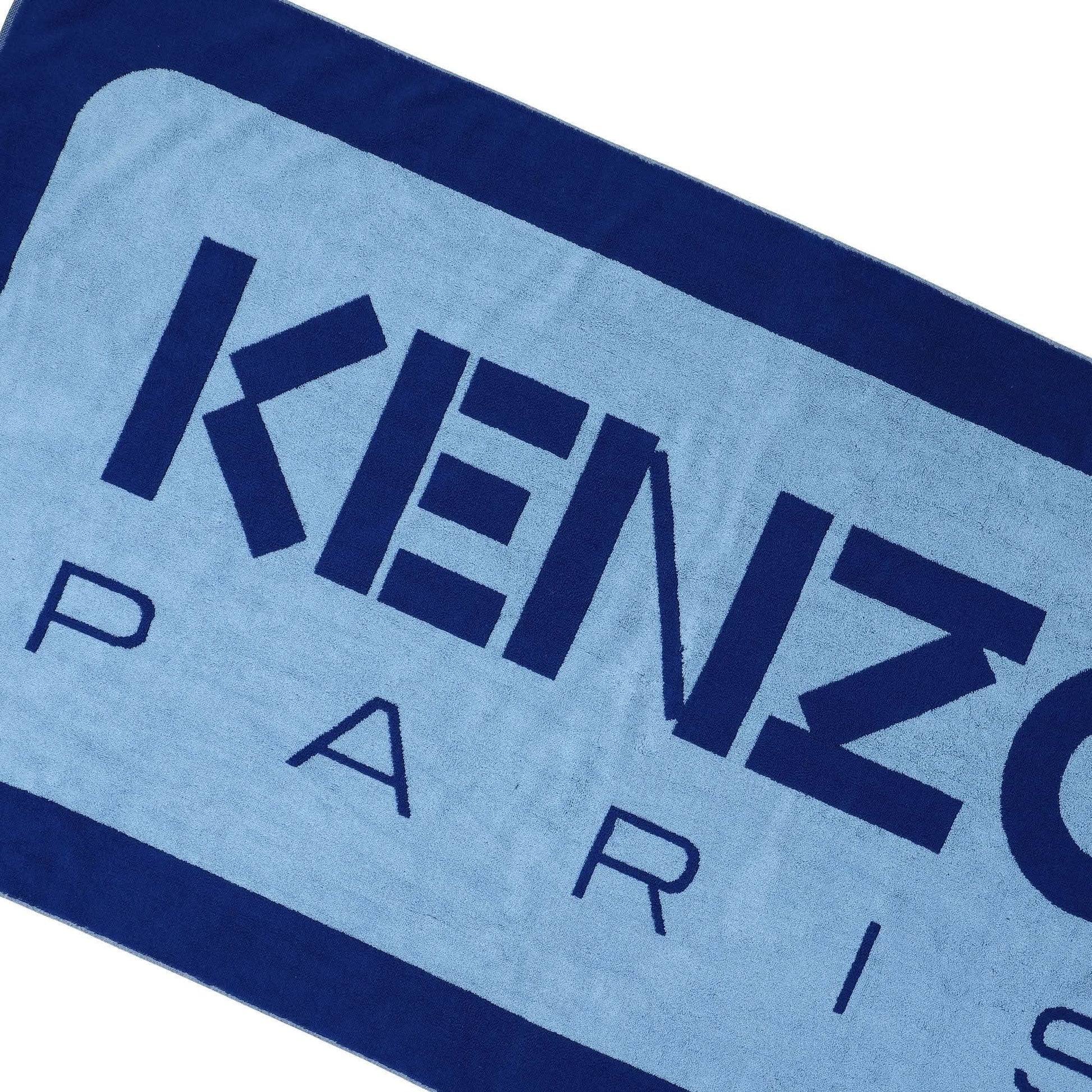 KENZO Paris Beach Towel Blue Detail view 3 | Gate