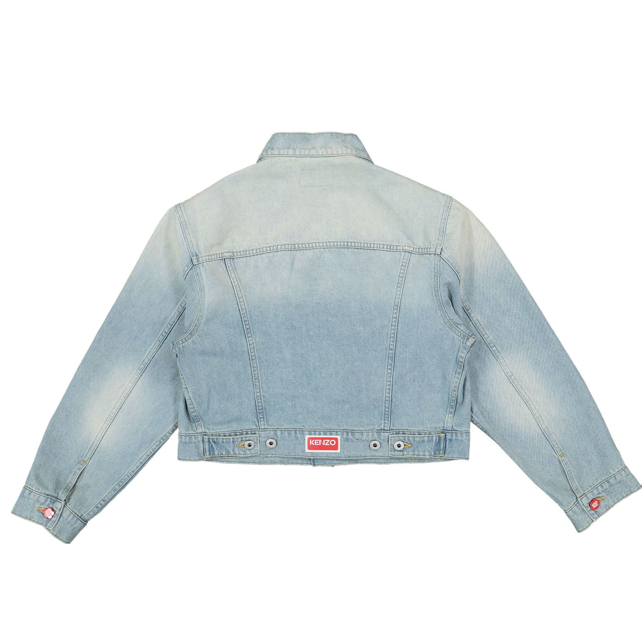 KENZO Kimono Denim Jacket Blue Detail view 1 | Gate