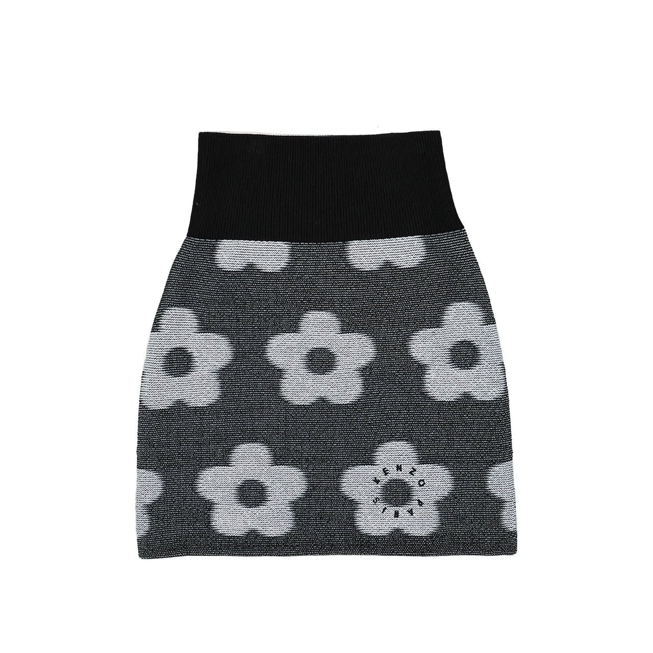 KENZO Flower Spot Skirt Black Detail view 1 | Gate