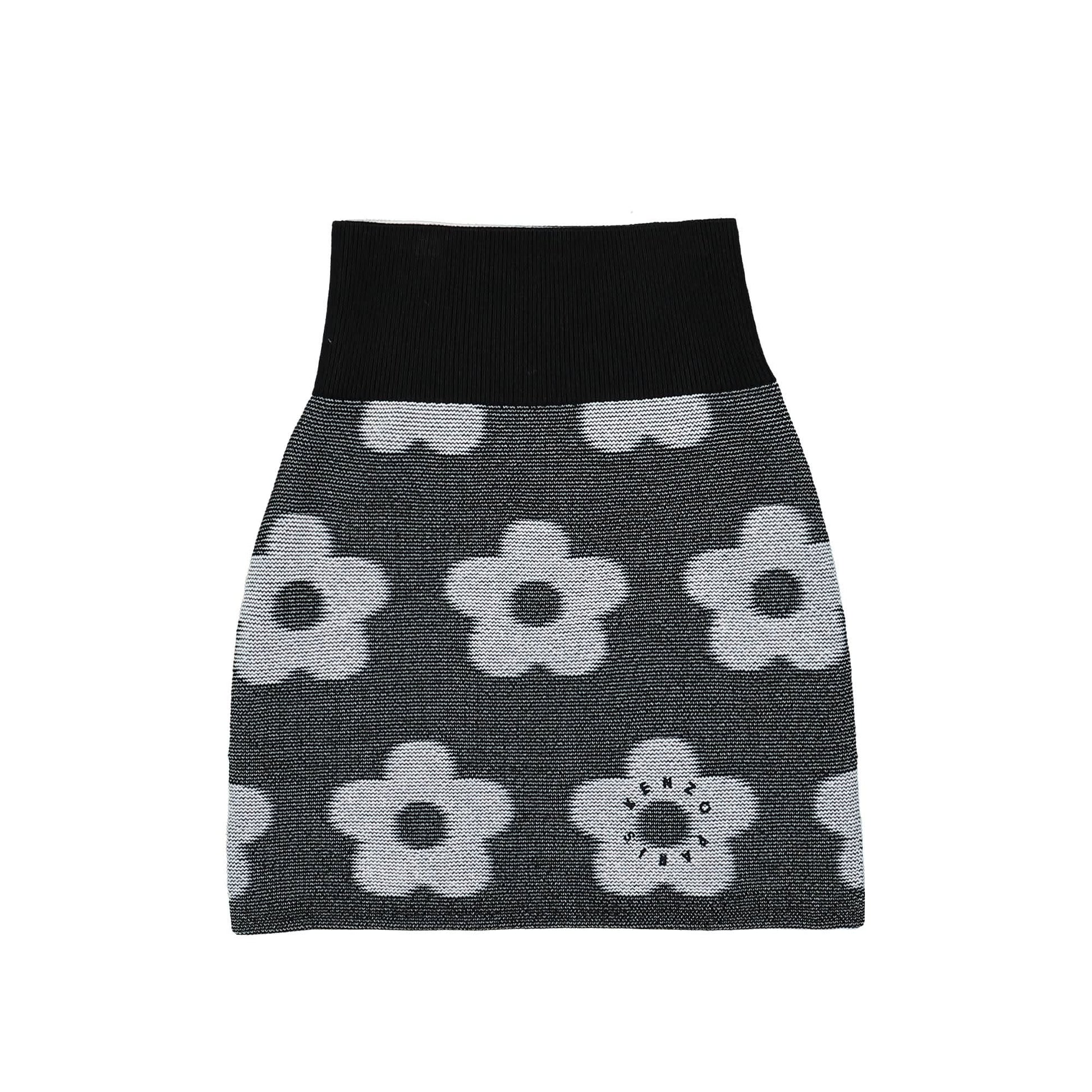 KENZO Flower Spot Skirt Black Detail view 1 | Gate