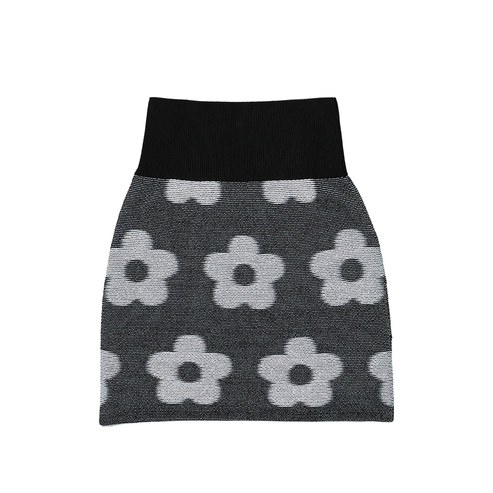 KENZO Flower Spot Skirt Black Detail view 2 | Gate