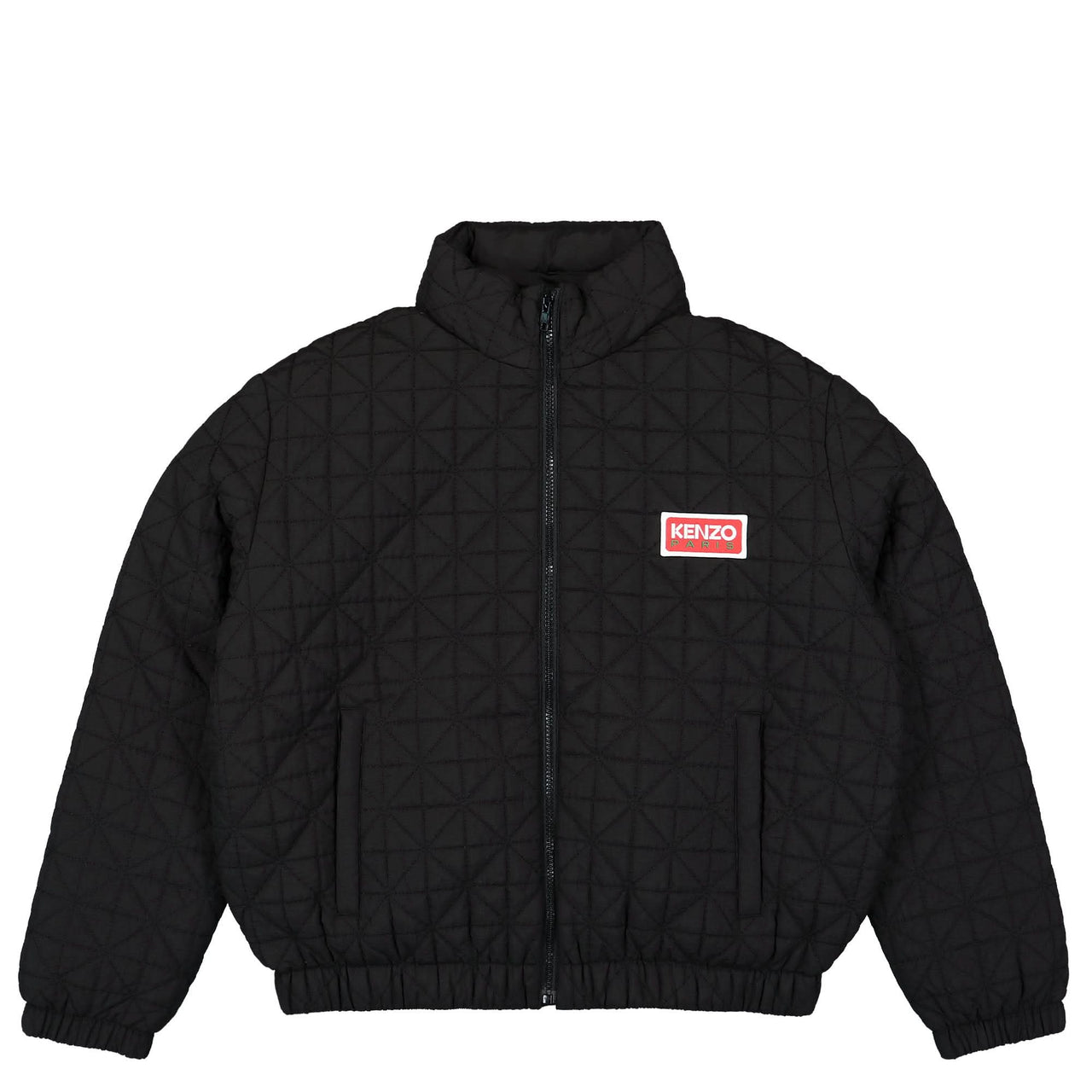 KENZO Sashiko Stitch Down Jacket Black Detail view 1 | Gate