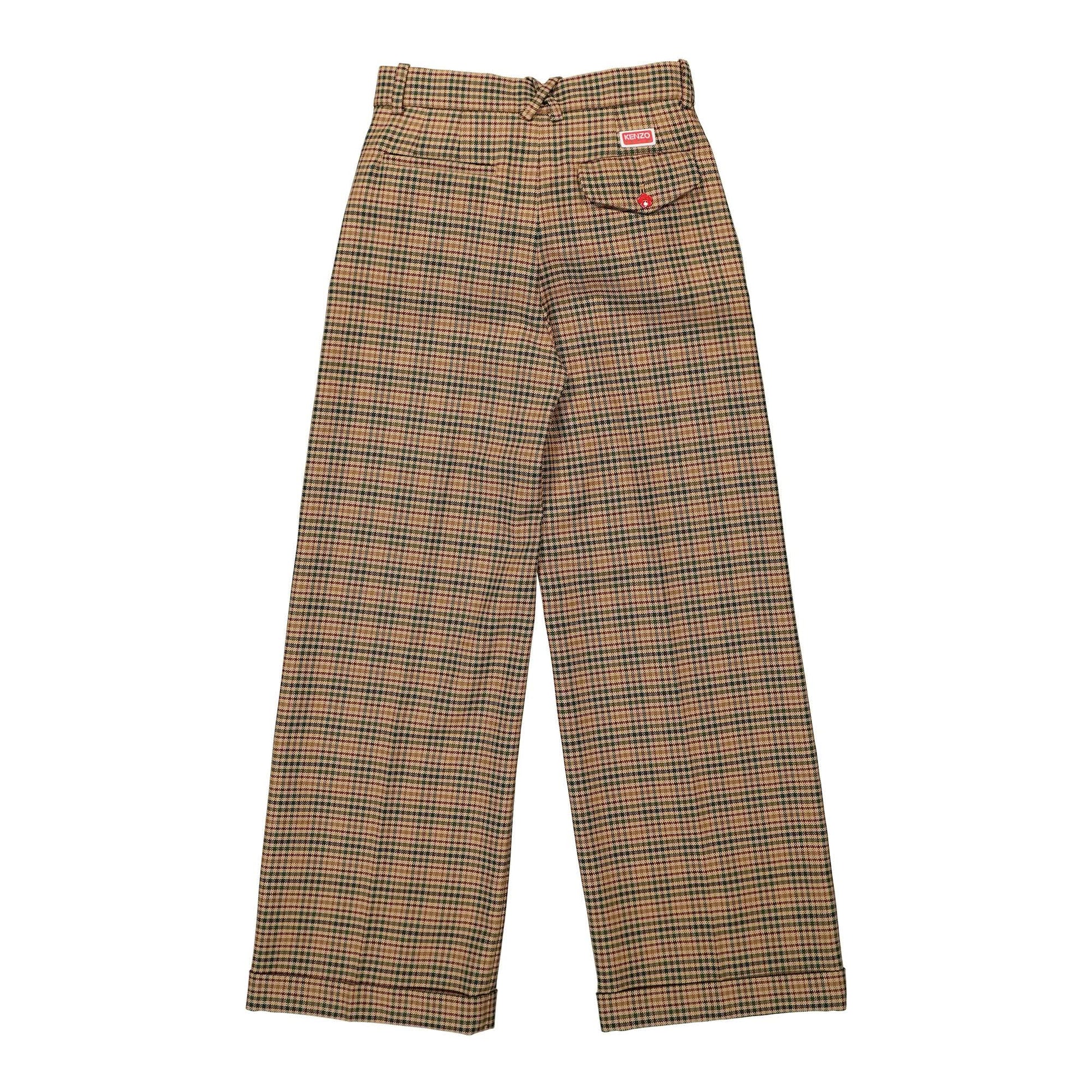 KENZO KENZO Tailored Trousers Brown Detail view 2 | Gate
