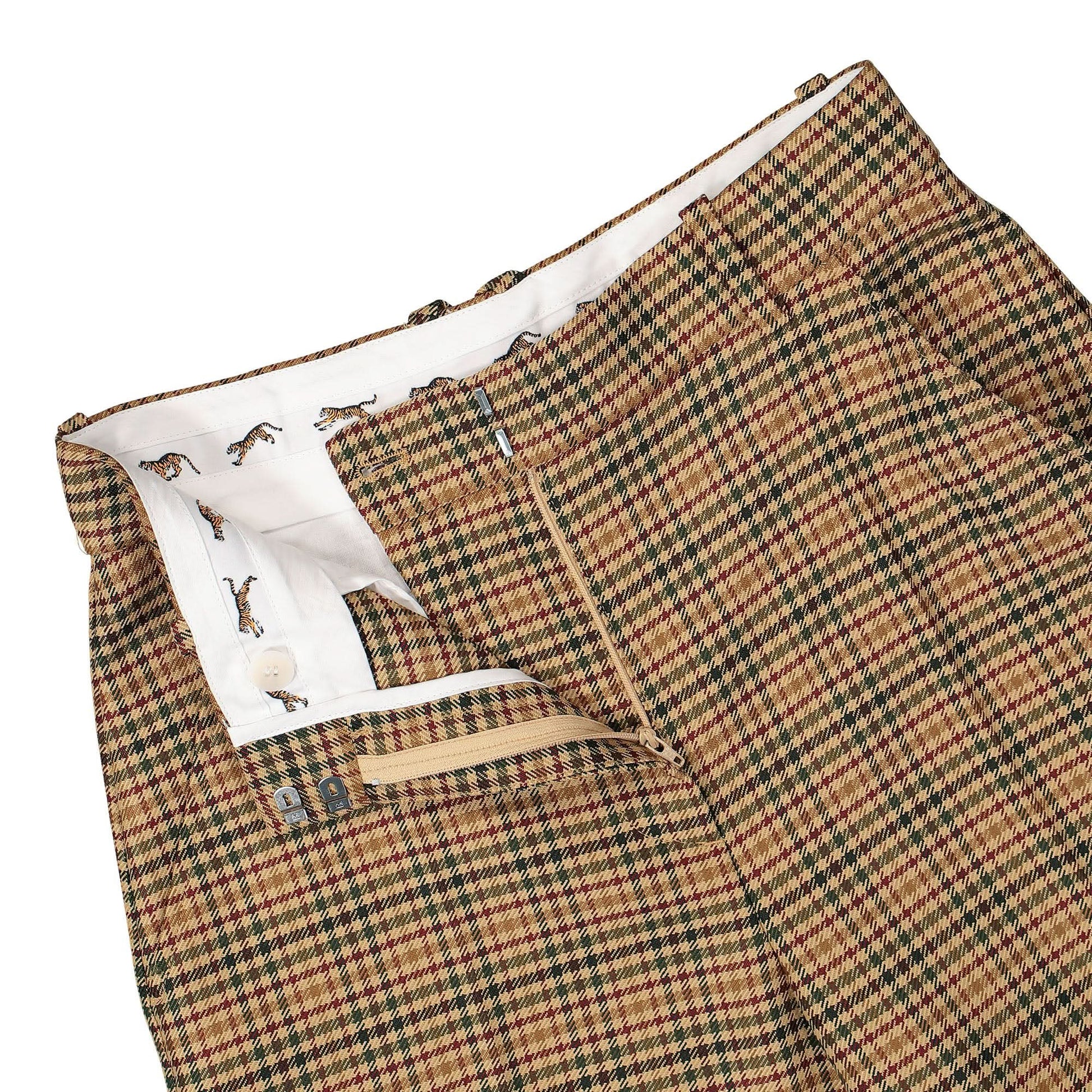 KENZO KENZO Tailored Trousers Brown Detail view 4 | Gate