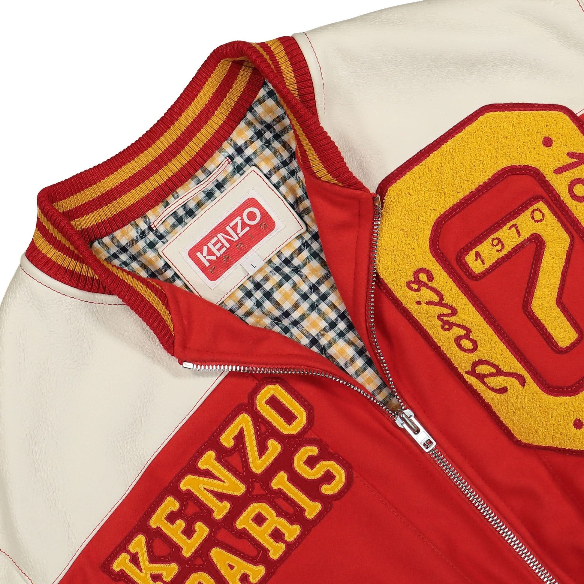 KENZO KENZO Tiger Academy Varsity Jacket Multicolor Detail view 3 | Gate