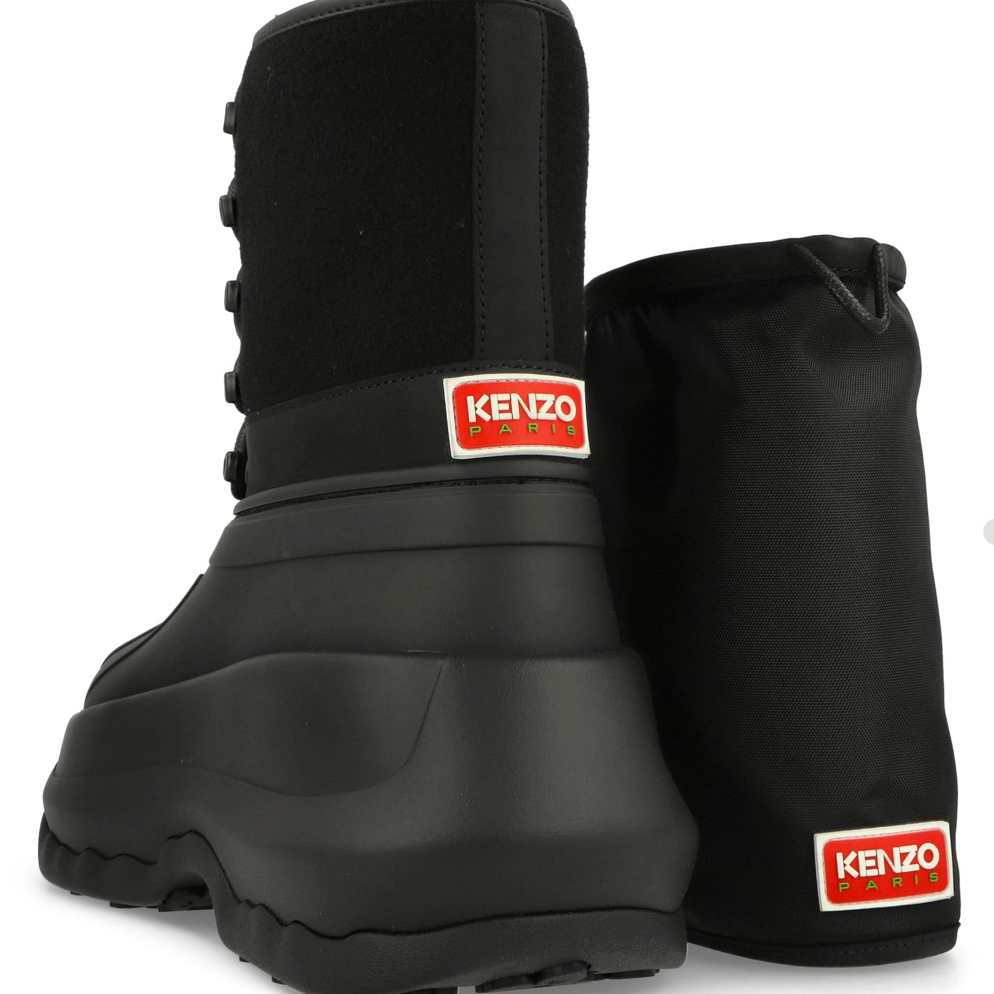 KENZO Utilitarian Ankle Boots Black Boots Detail view 6 | Gate