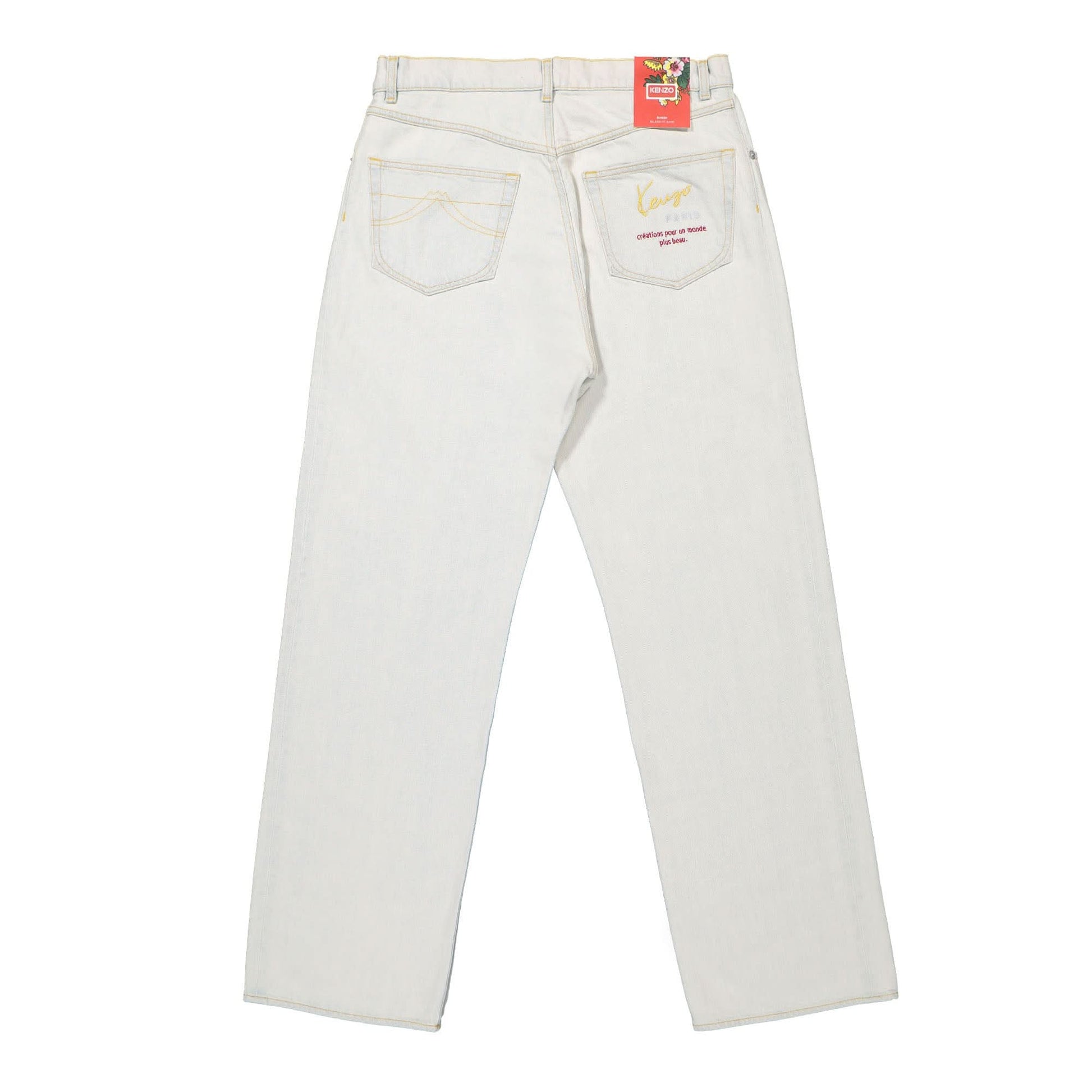 KENZO Denim Pants Blue Detail view 3 | Gate
