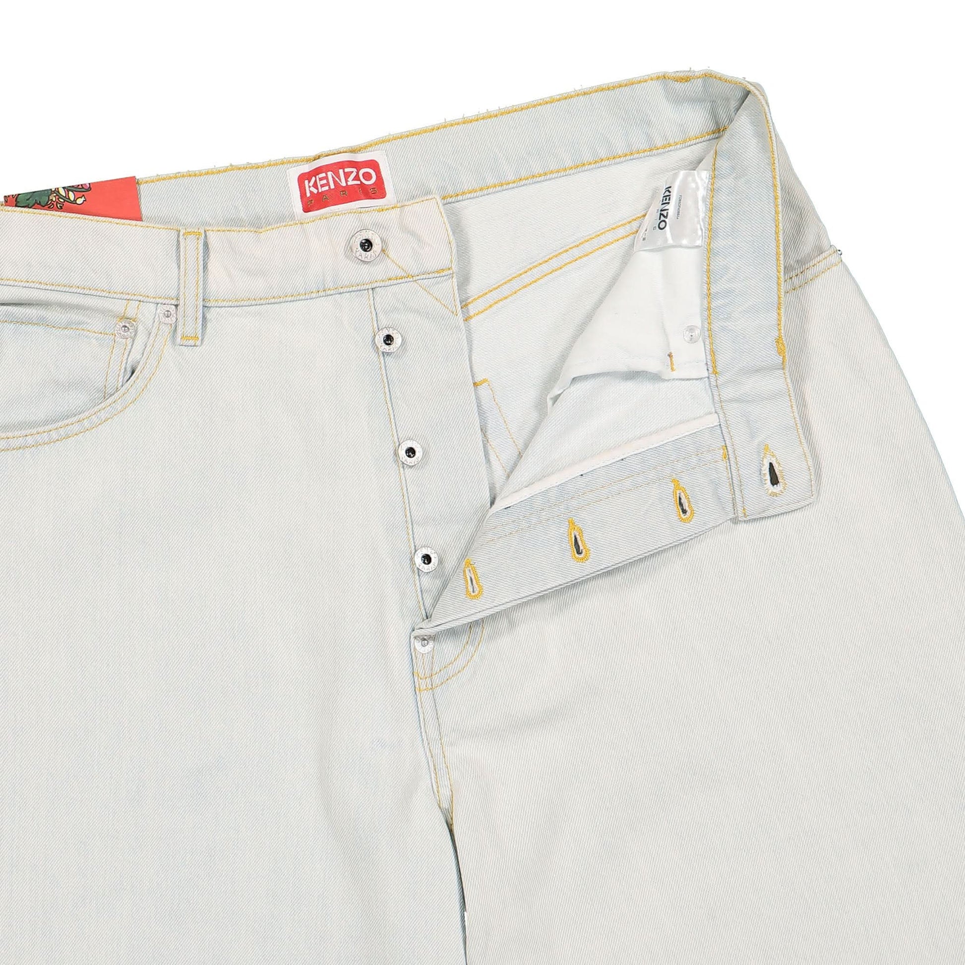 KENZO Denim Pants Blue Detail view 5 | Gate