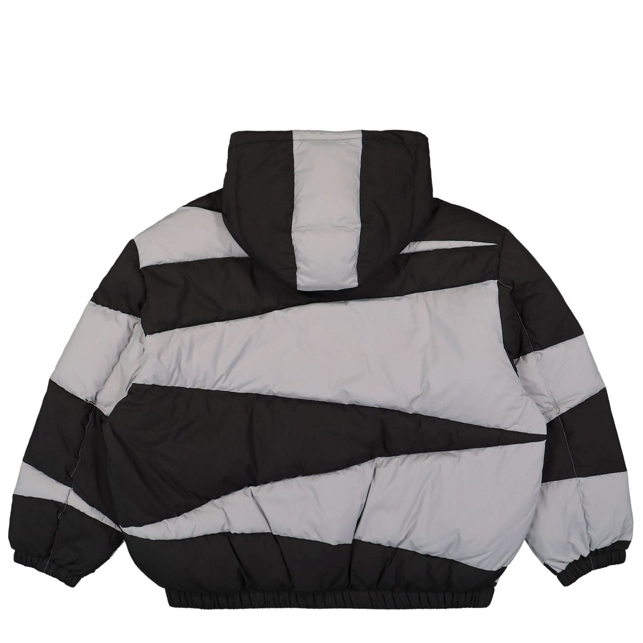 KENZO Dazzle Stripe Down Jacket Black,Grey Detail view 1 | Gate