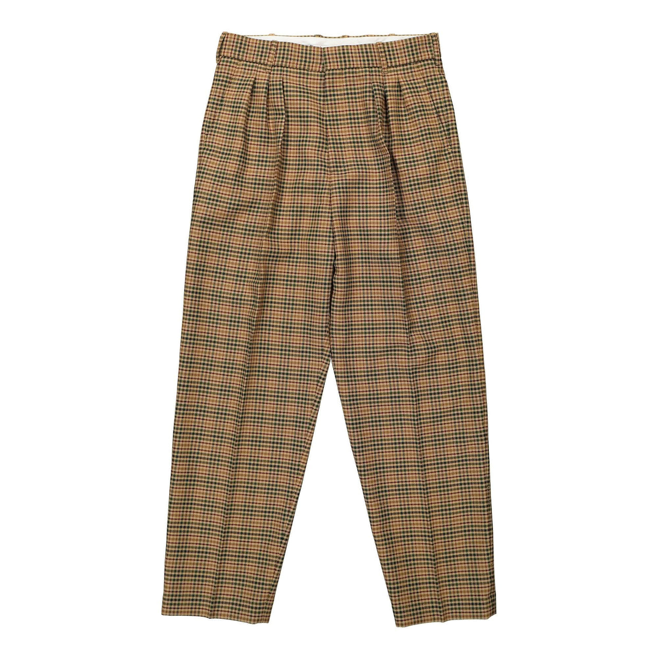 KENZO Check Tailored Pants Brown Detail view 1 | Gate