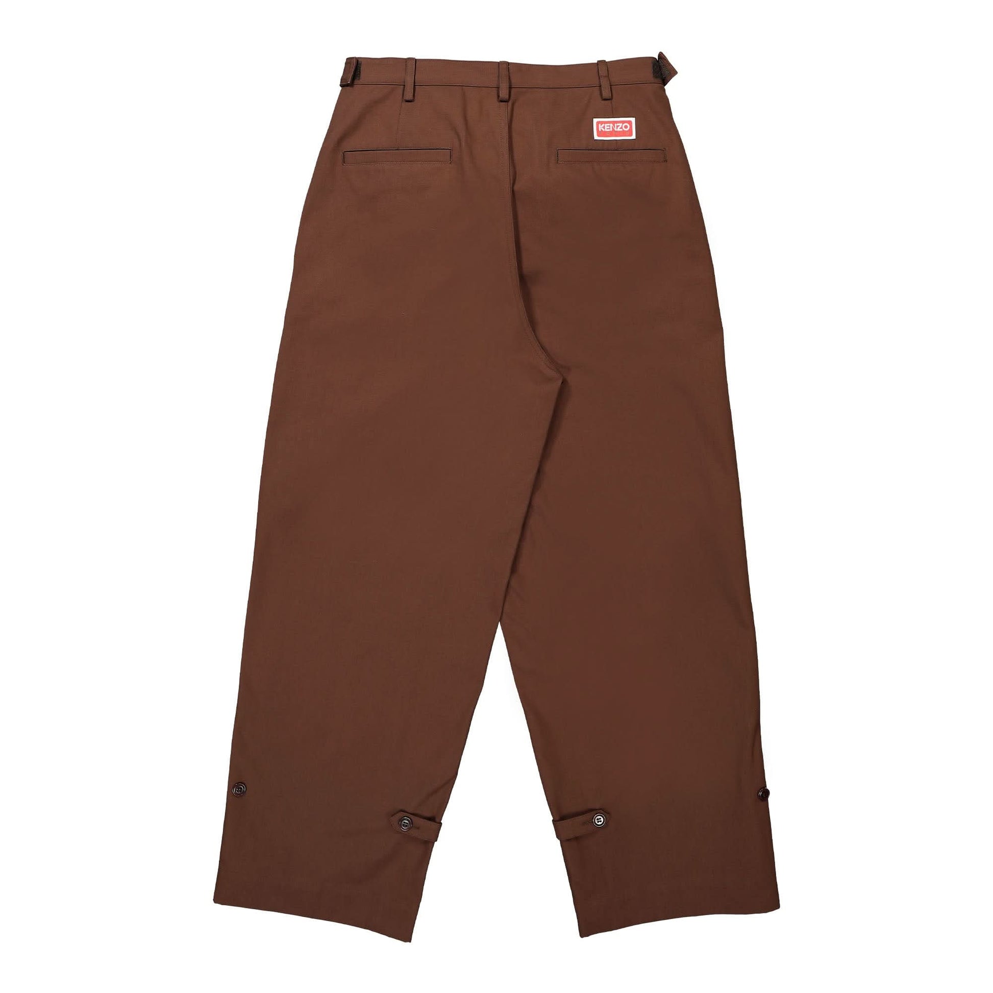 KENZO Paris Pants Brown Detail view 2 | Gate