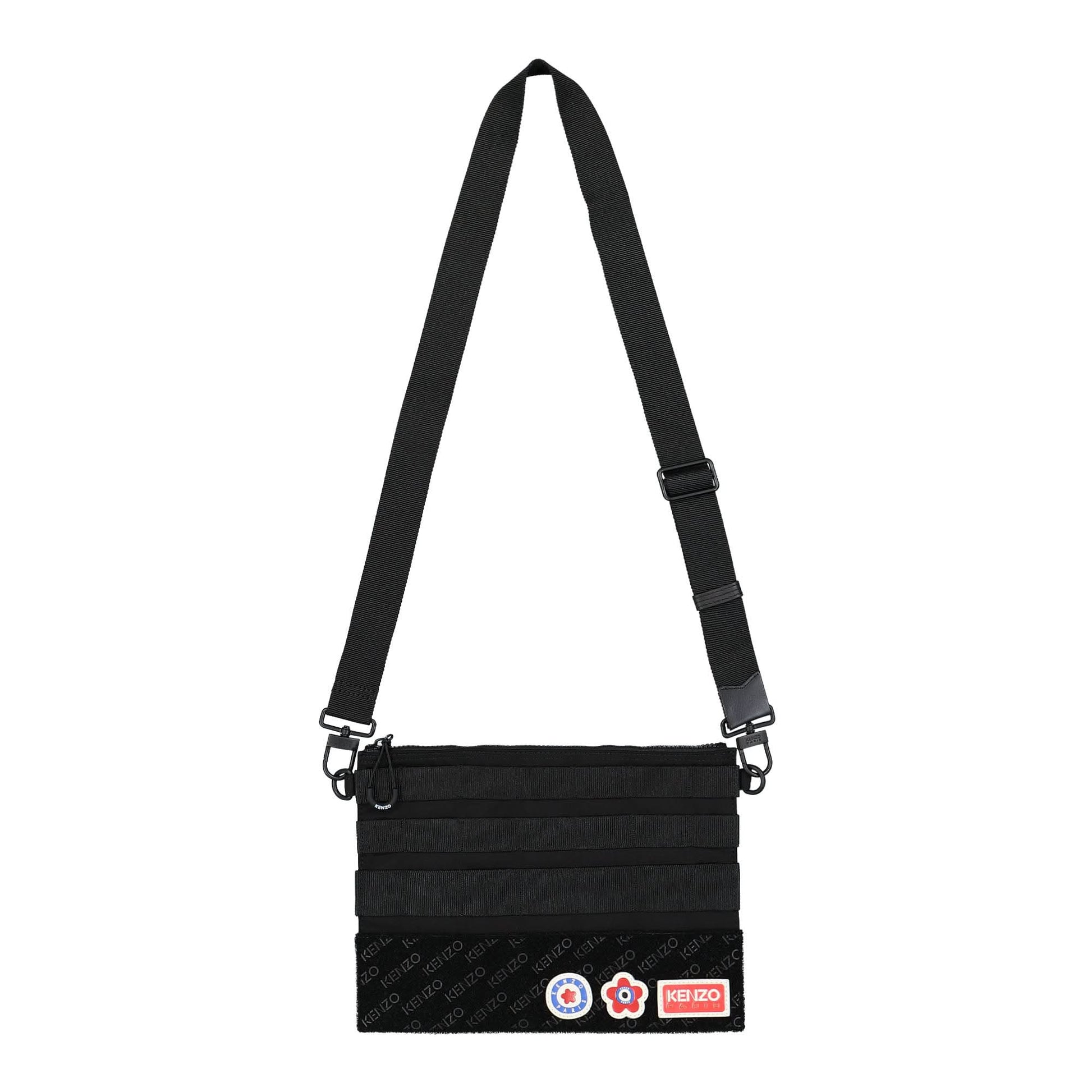 KENZO KENZO Jungle Shoulder Clutch Bag Black Detail view 1 | Gate