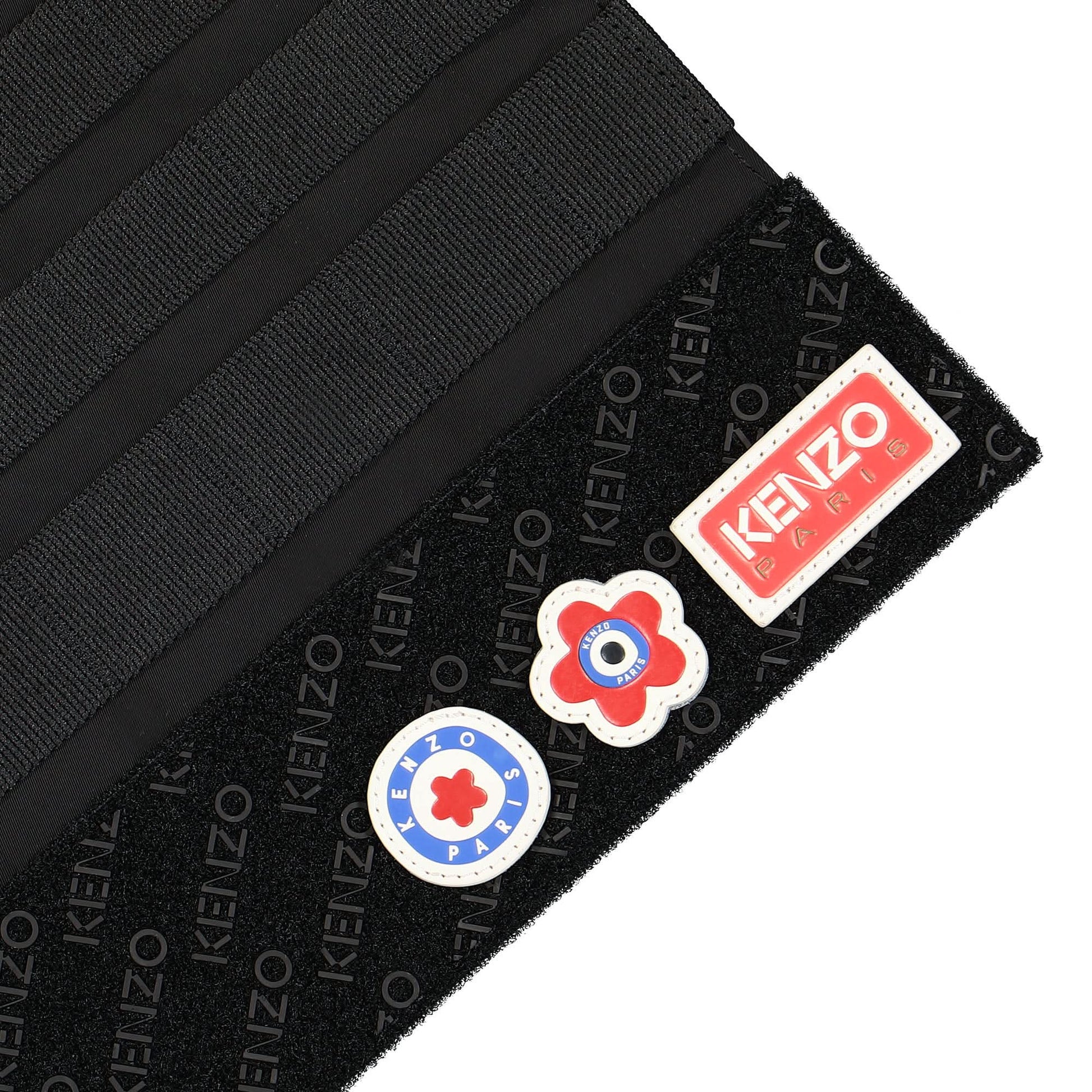 KENZO KENZO Jungle Shoulder Clutch Bag Black Detail view 5 | Gate