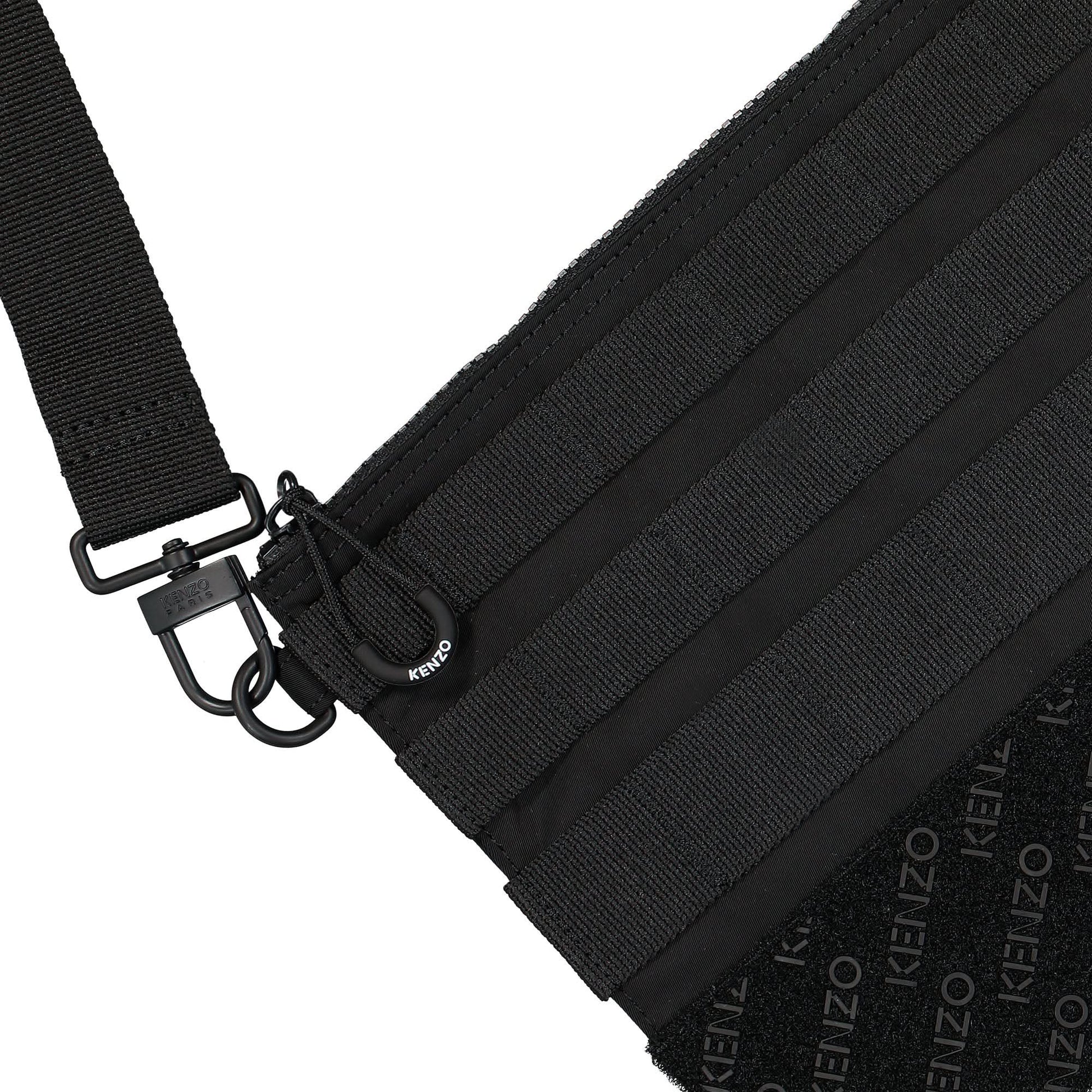 KENZO KENZO Jungle Shoulder Clutch Bag Black Detail view 4 | Gate