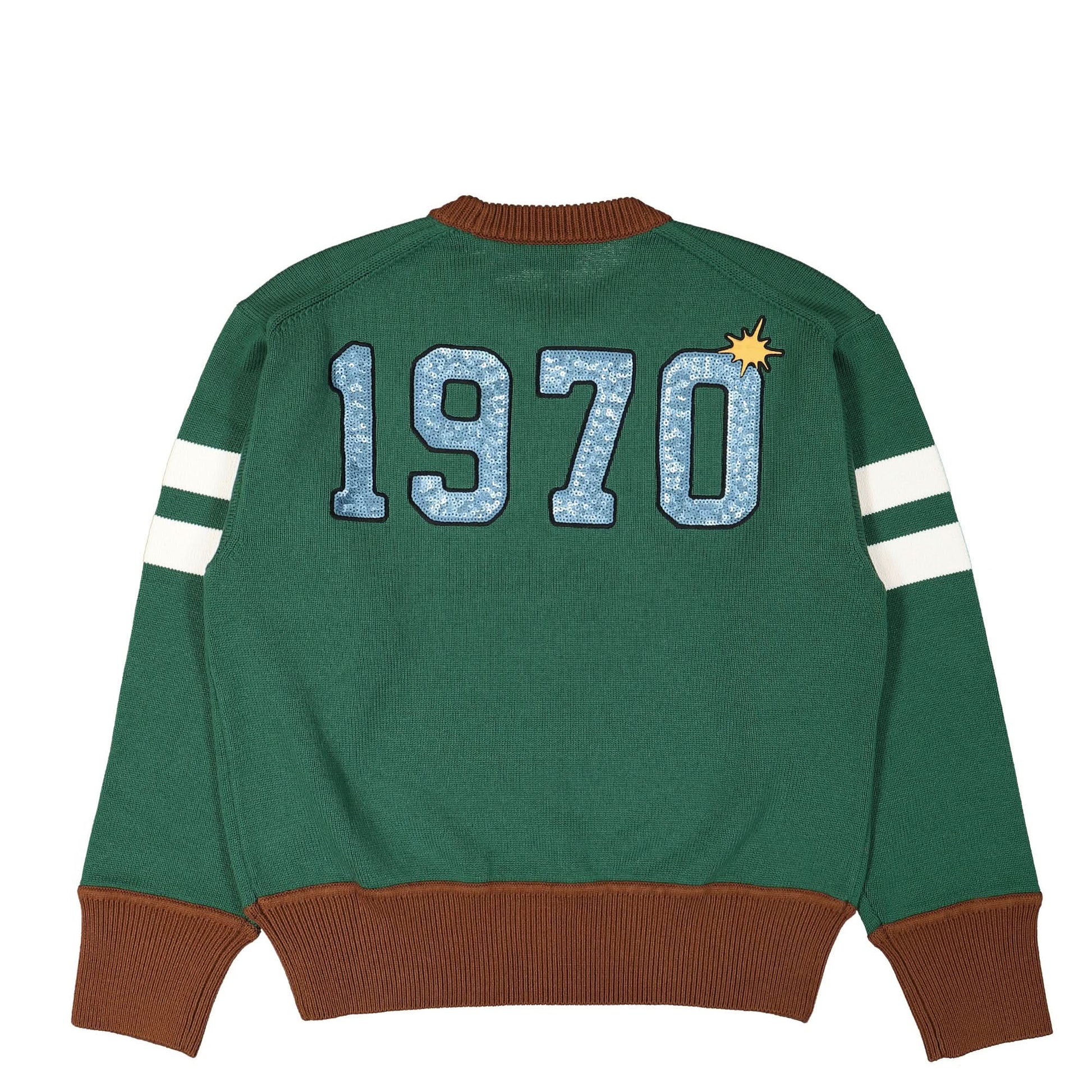KENZO KENZO Paris Embroidered Jumper Grey Detail view 2 | Gate