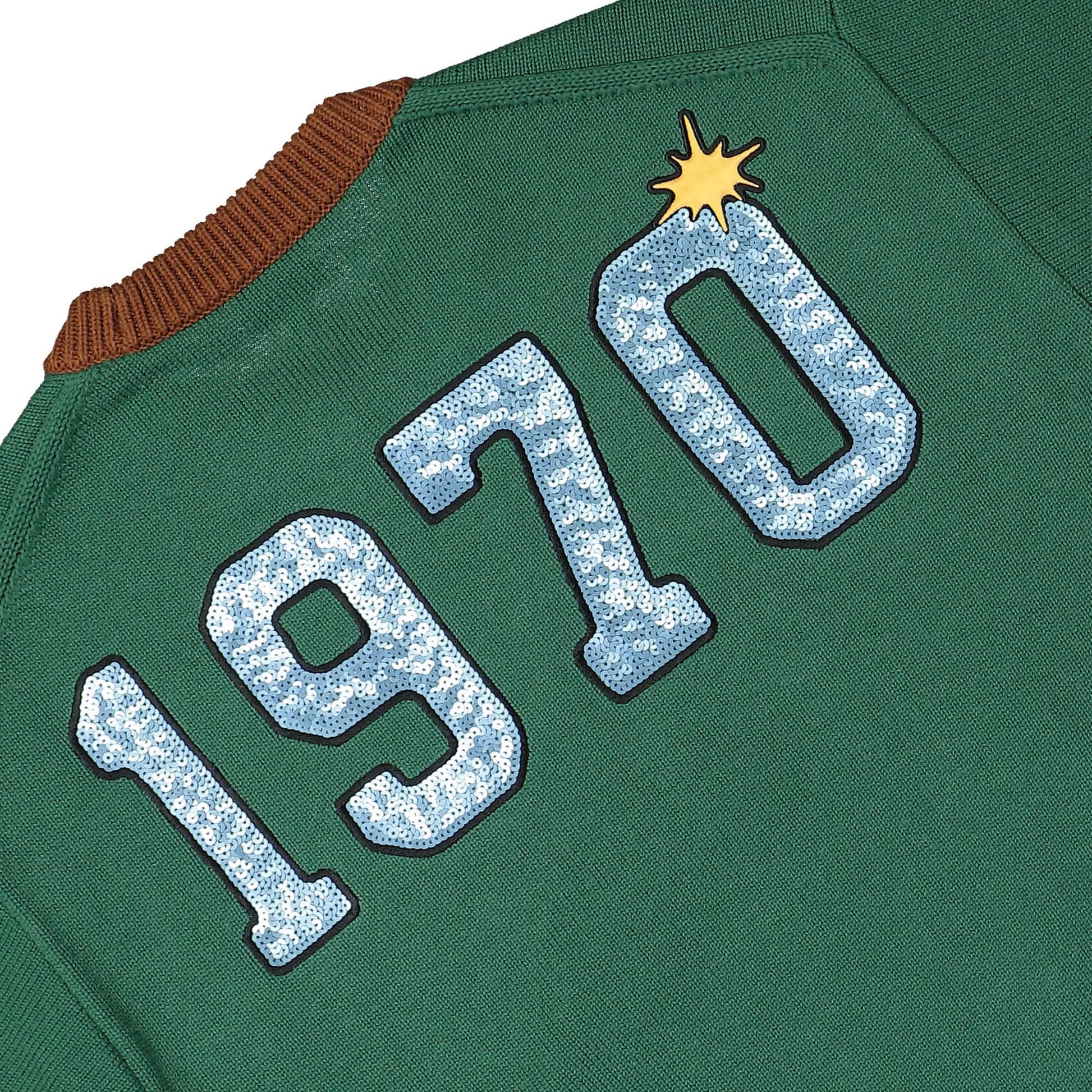 KENZO KENZO Paris Embroidered Jumper Grey Detail view 4 | Gate