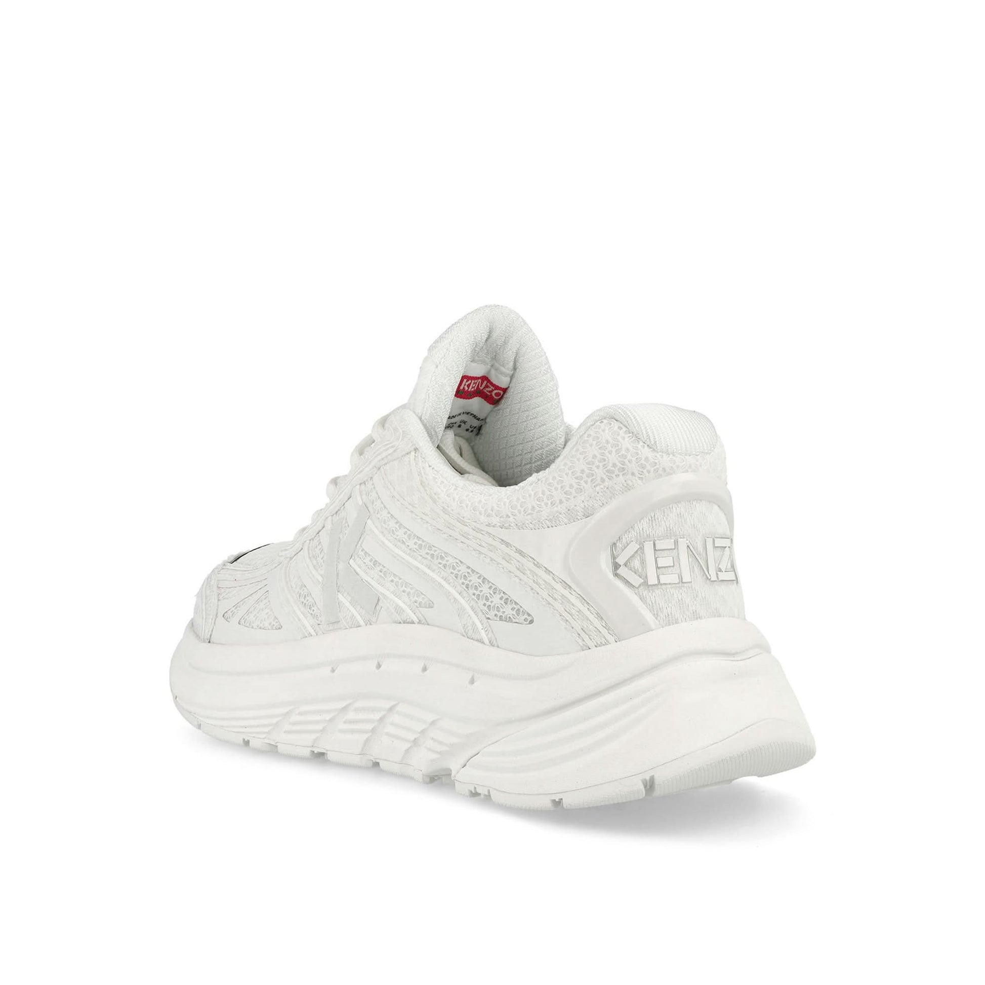 KENZO KENZO-Pace Low Top Sneaker White Sneaker Detail view 3 | Gate