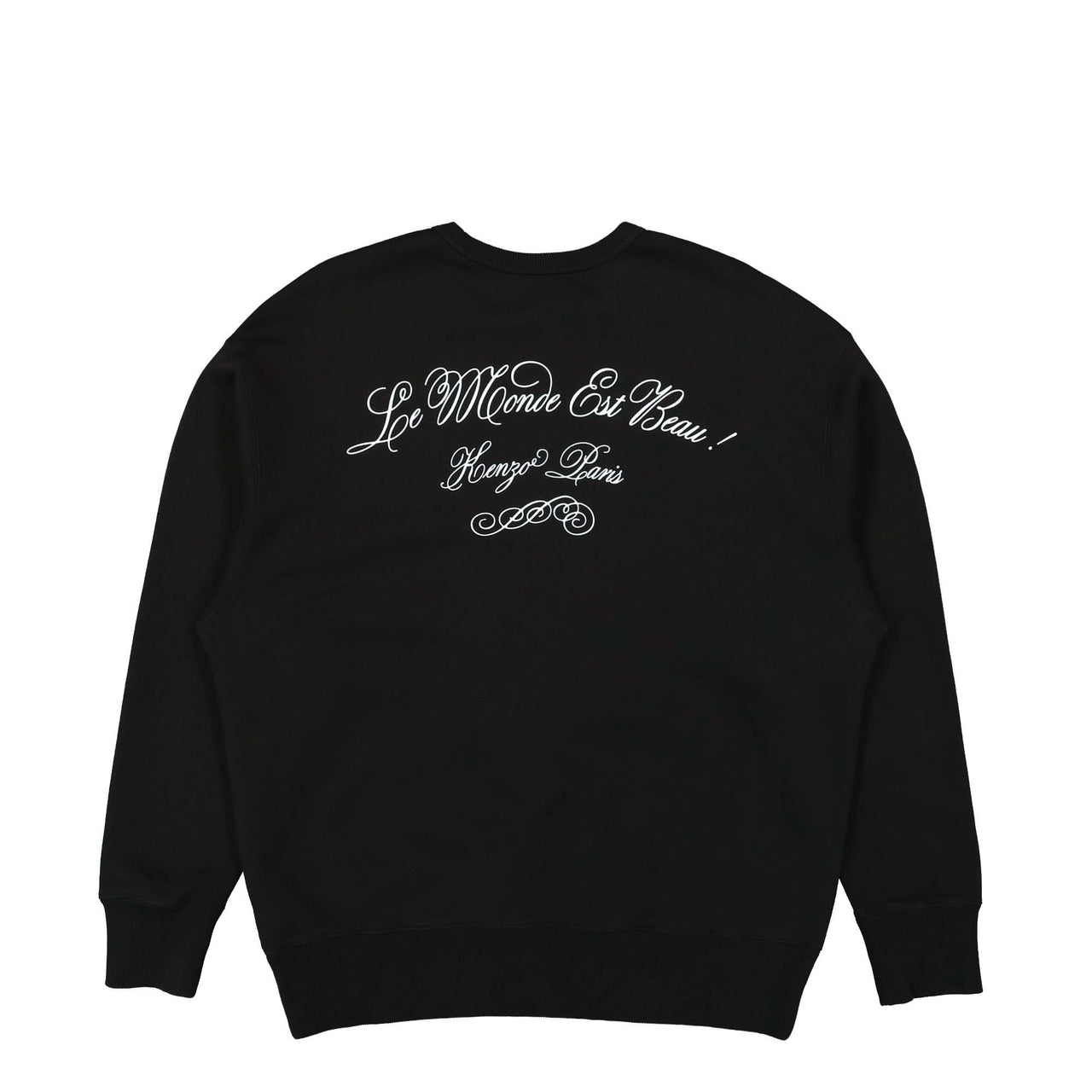 KENZO Tiger Patch Sweat Black Detail view 1 | Gate
