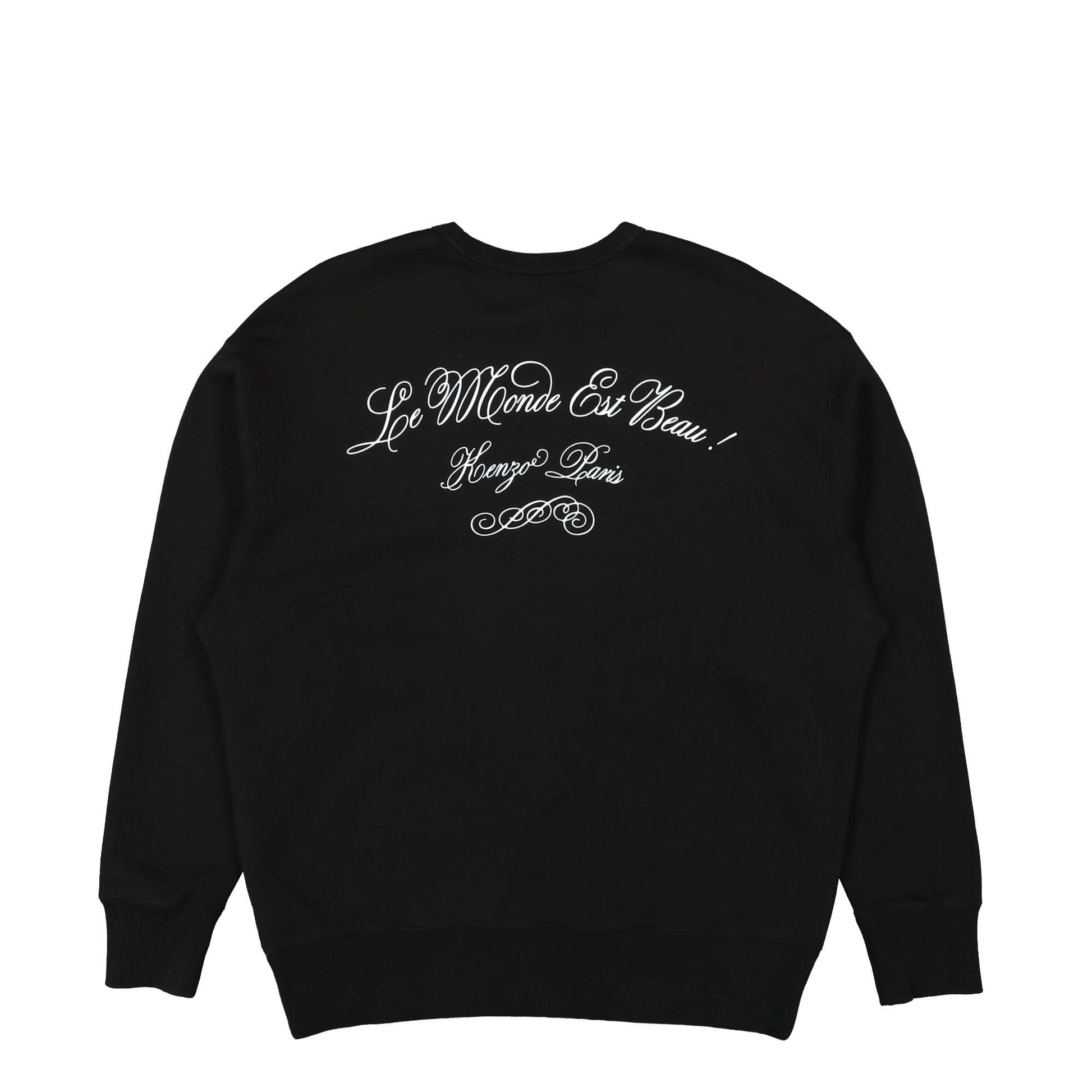KENZO Tiger Patch Sweat Black Detail view 2 | Gate