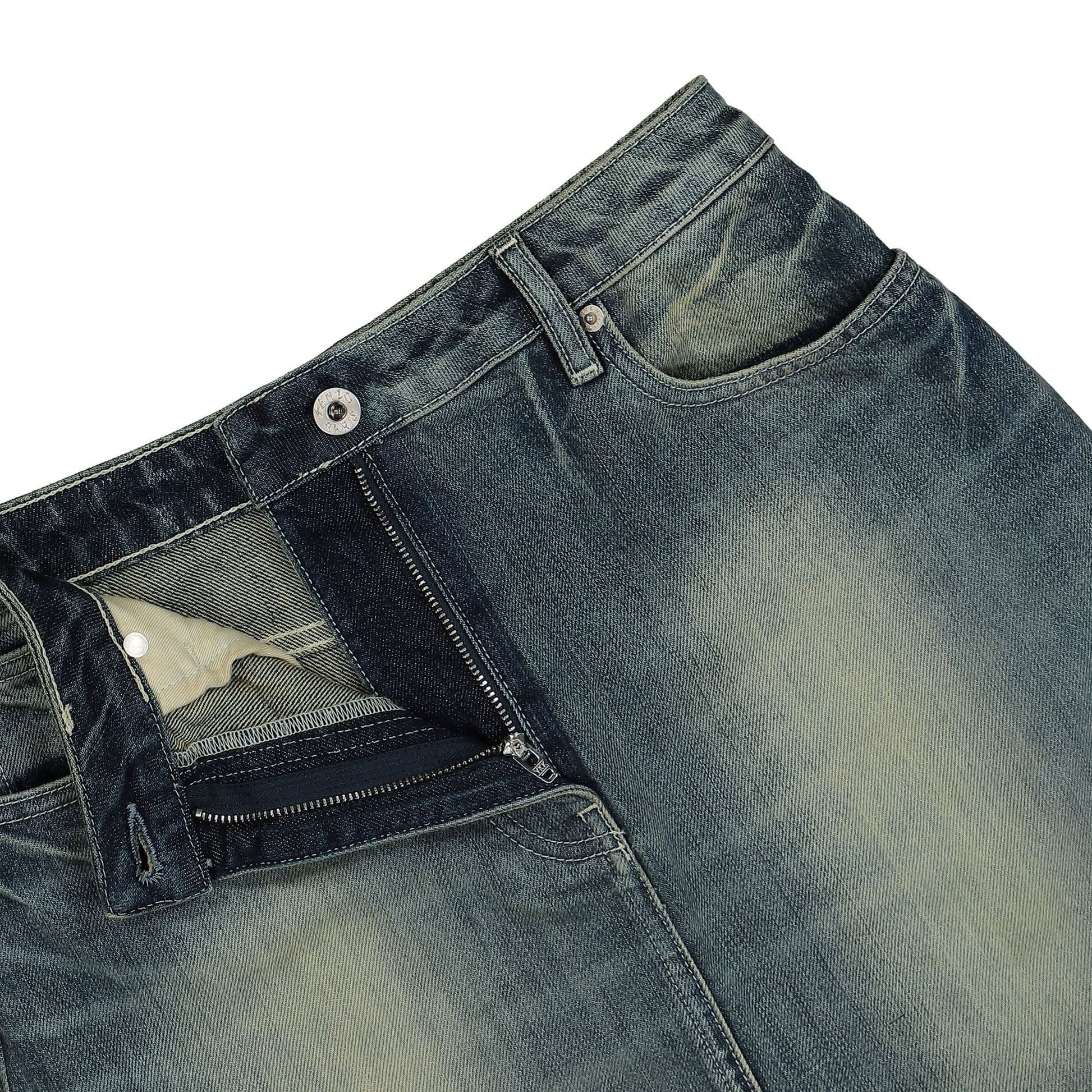 KENZO Solid Small Skirt Blue Detail view 5 | Gate