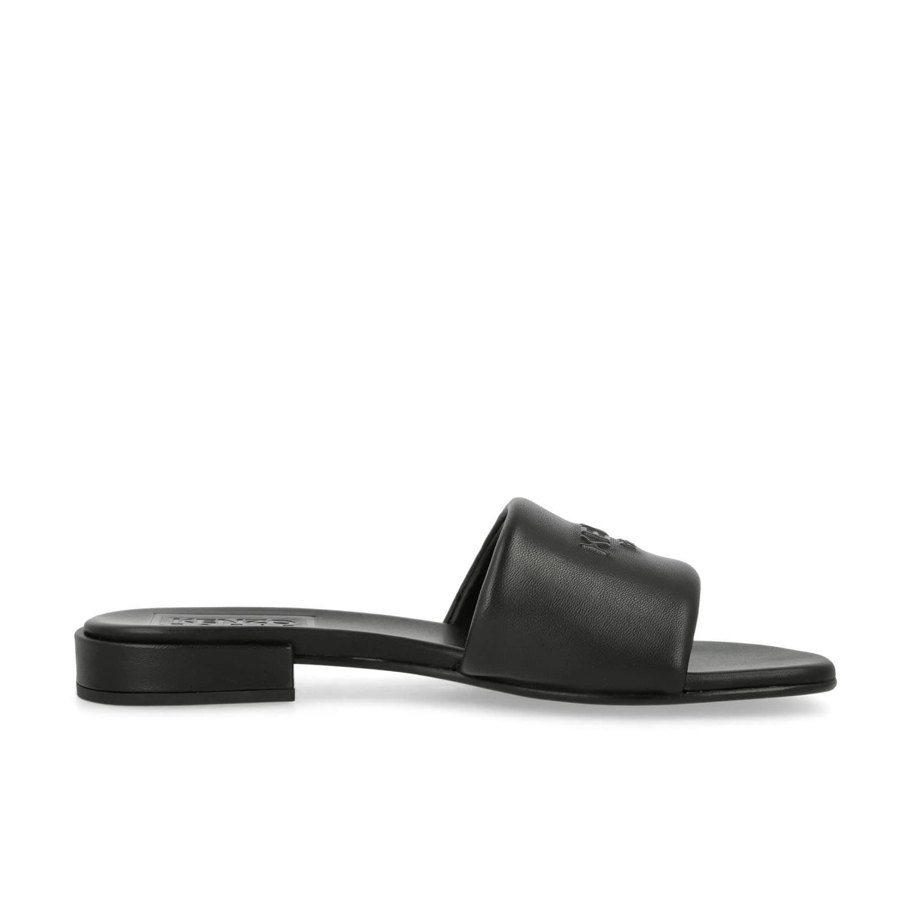 KENZO Oki Flat Mules Black Slides Detail view 1 | Gate