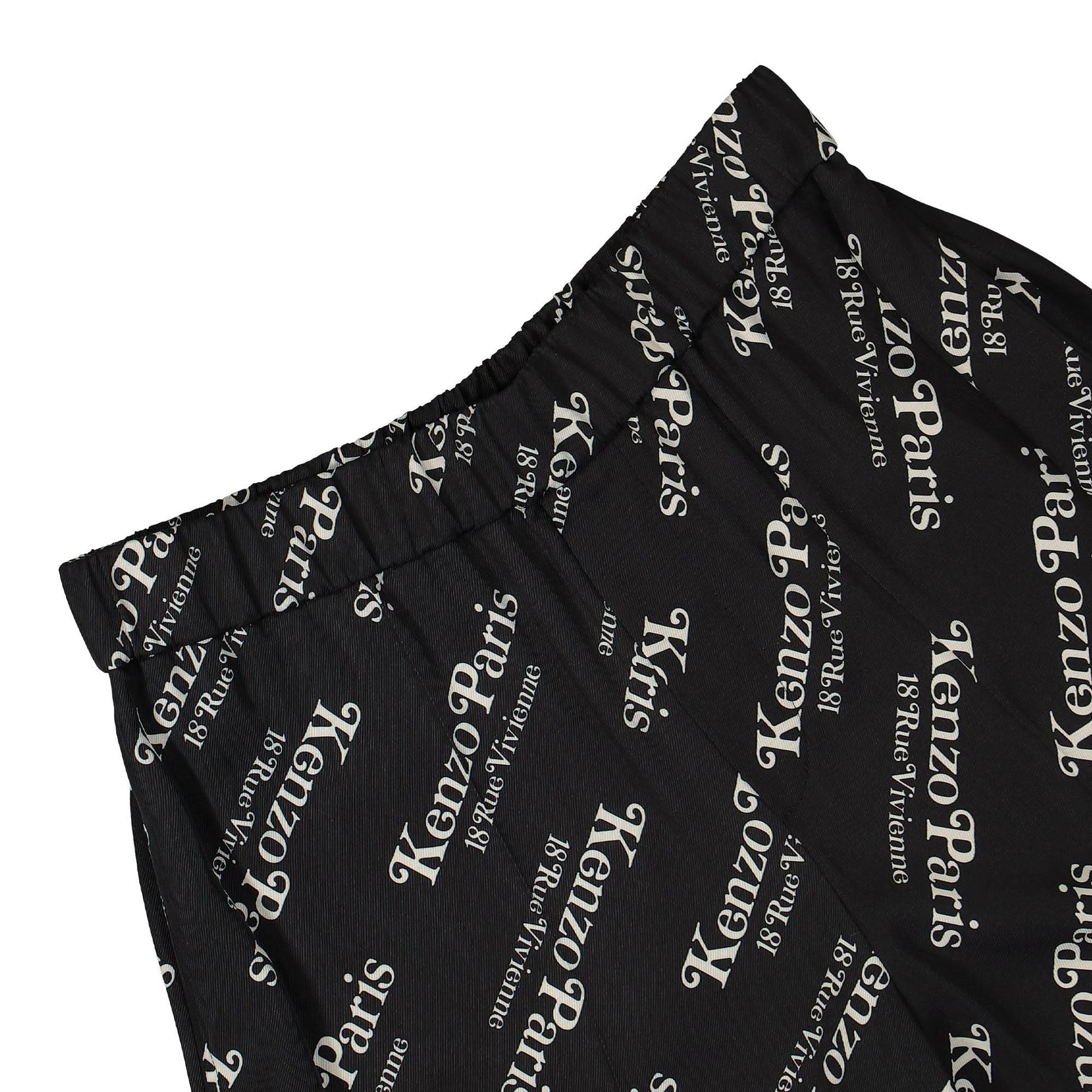 KENZO KENZO By Verdy Pajama Pants Black Detail view 4 | Gate