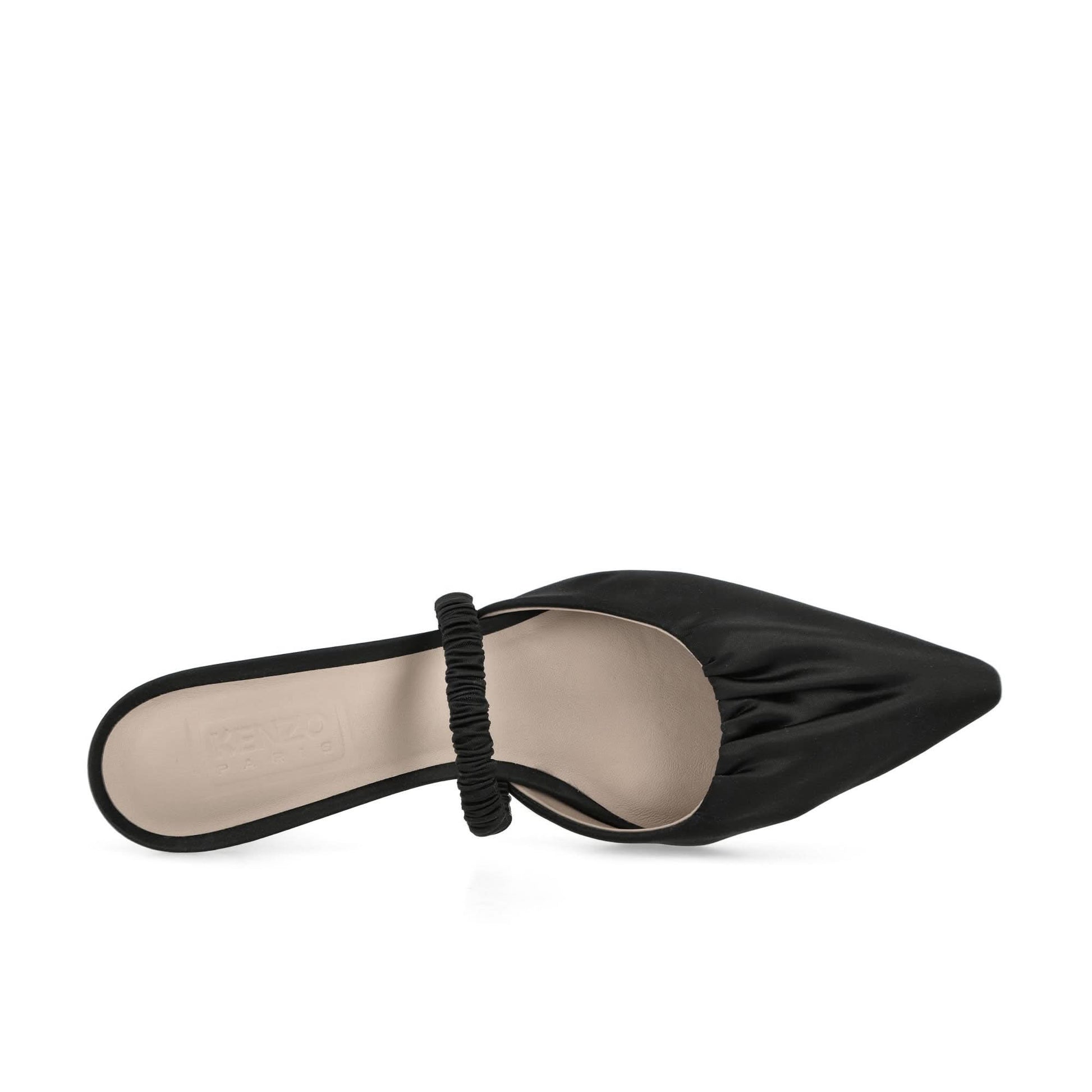 KENZO Mio Kitten Heel Black Heels Detail view 6 | Gate