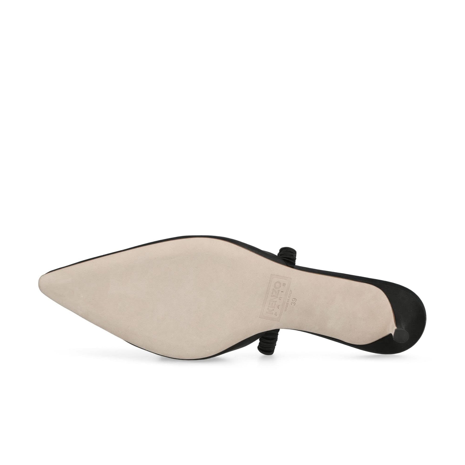 KENZO Mio Kitten Heel Black Heels Detail view 7 | Gate