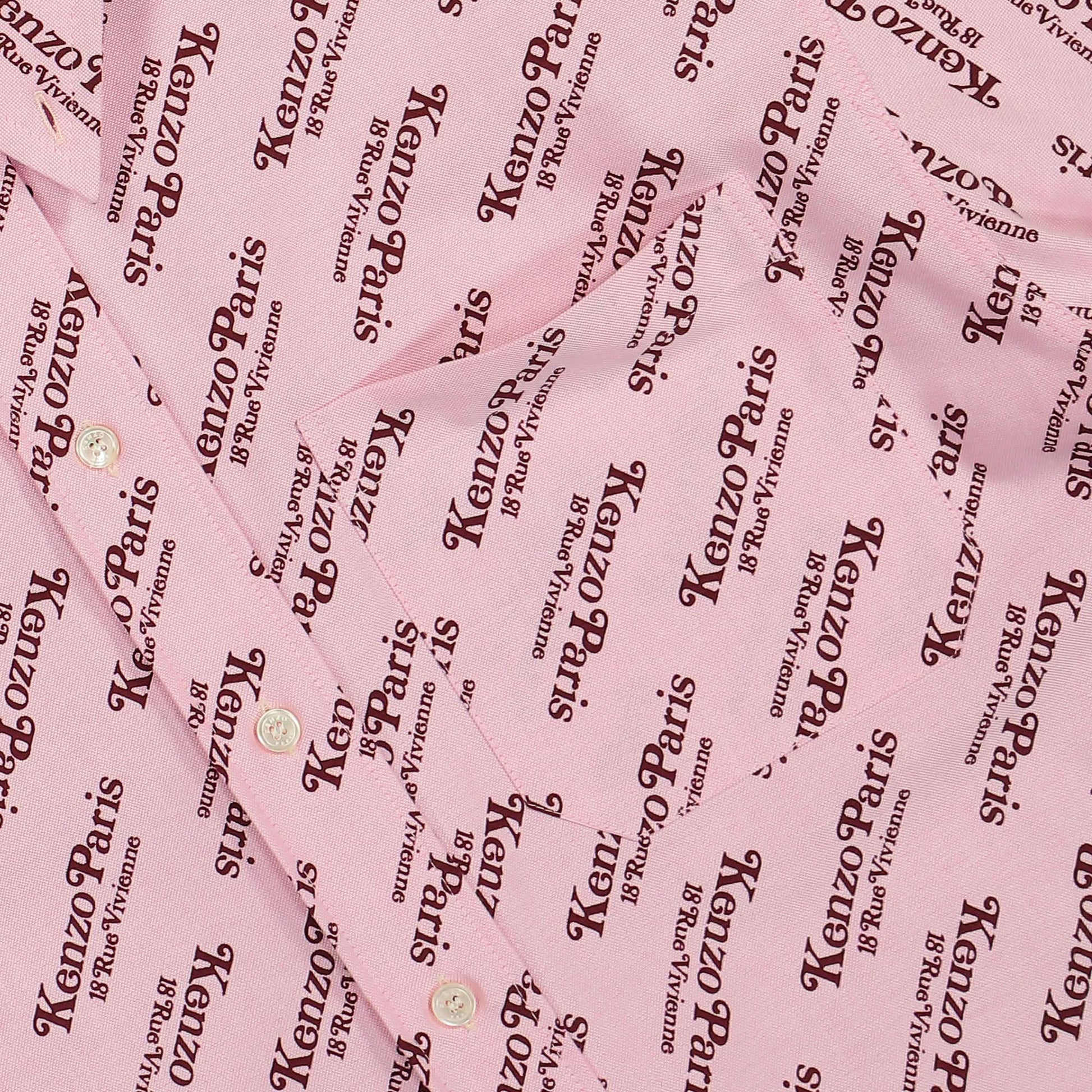 KENZO KENZO By Verdy Shirt Dress Pink Detail view 4 | Gate