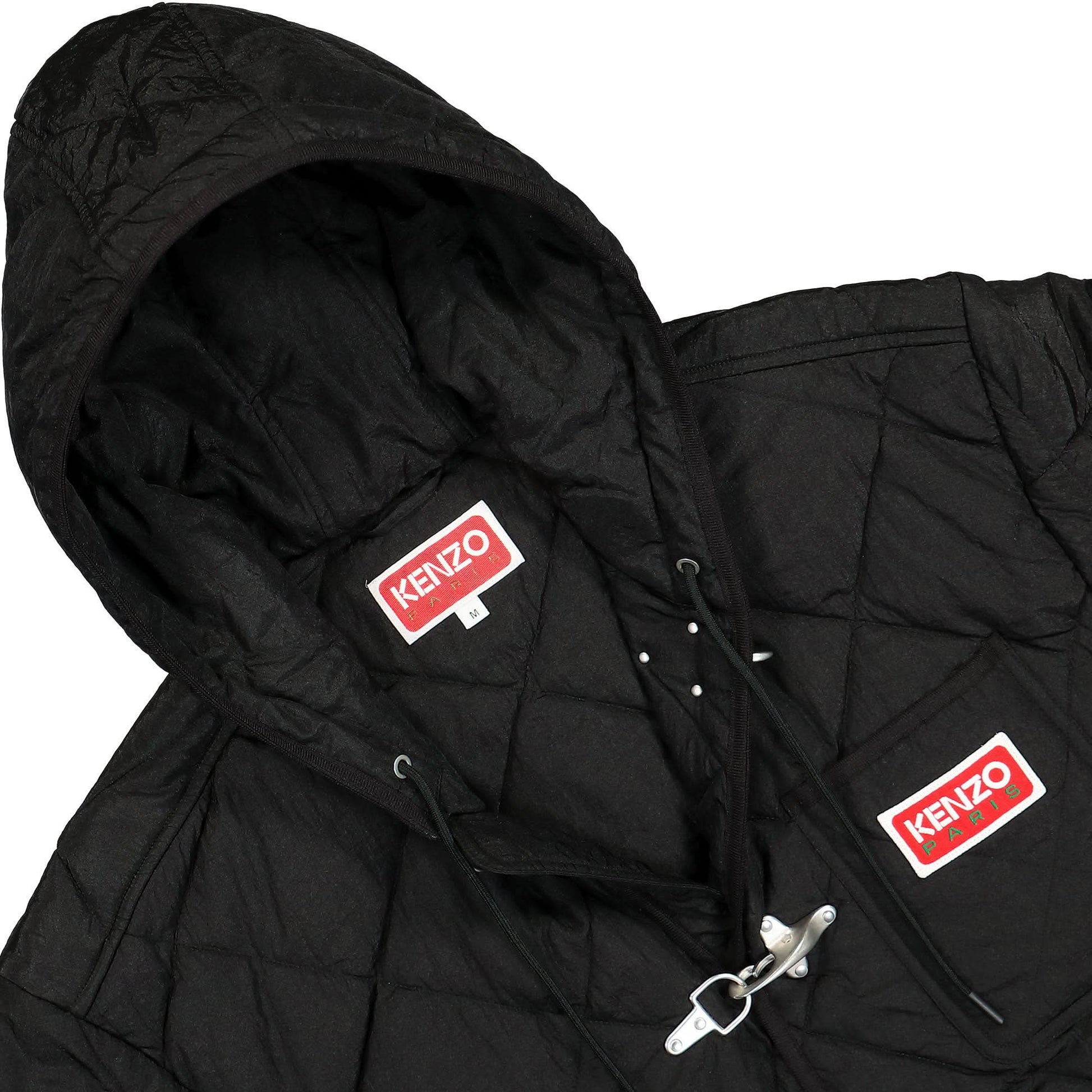 KENZO Kenzo Paris Down Jacket Black Detail view 3 | Gate