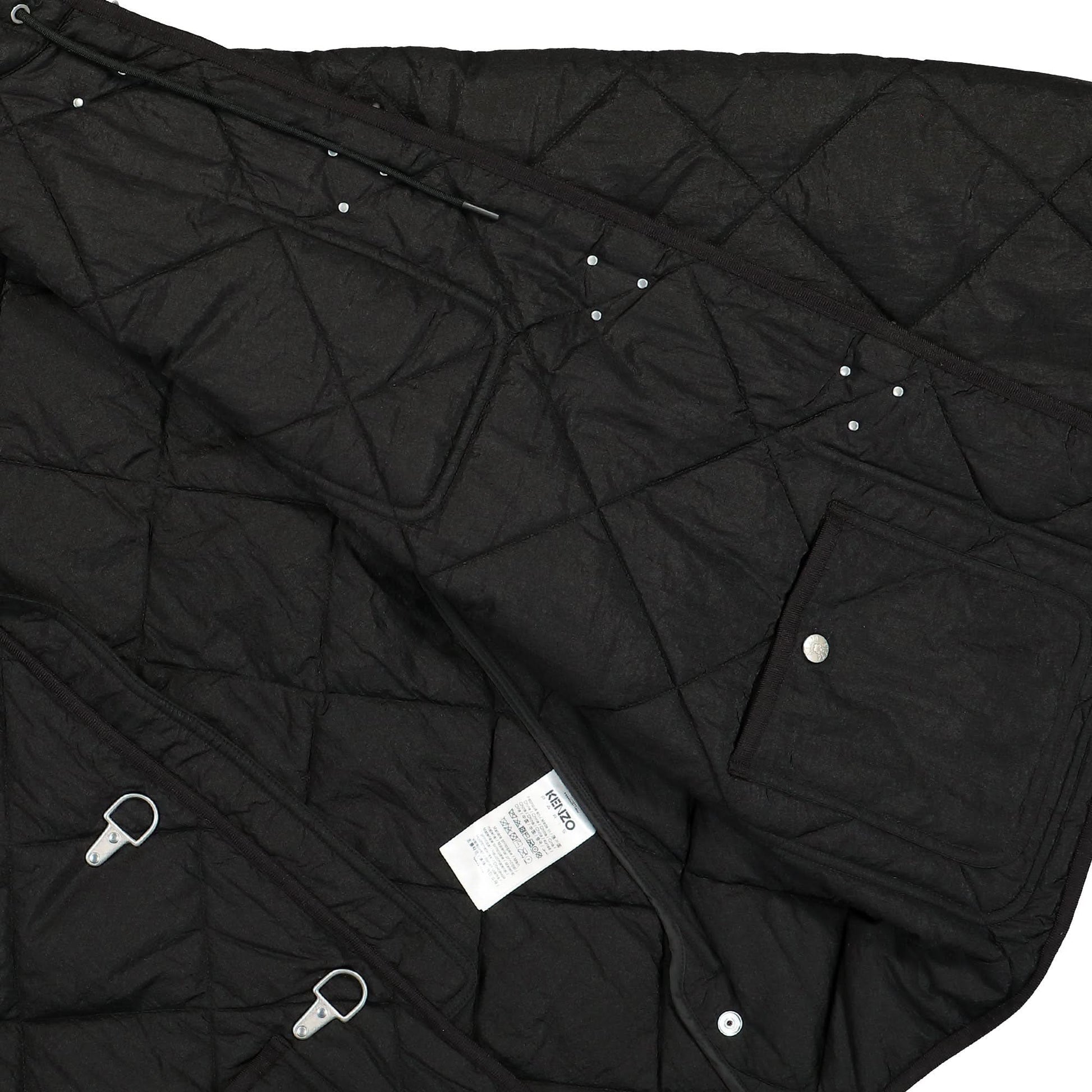 KENZO Kenzo Paris Down Jacket Black Detail view 5 | Gate