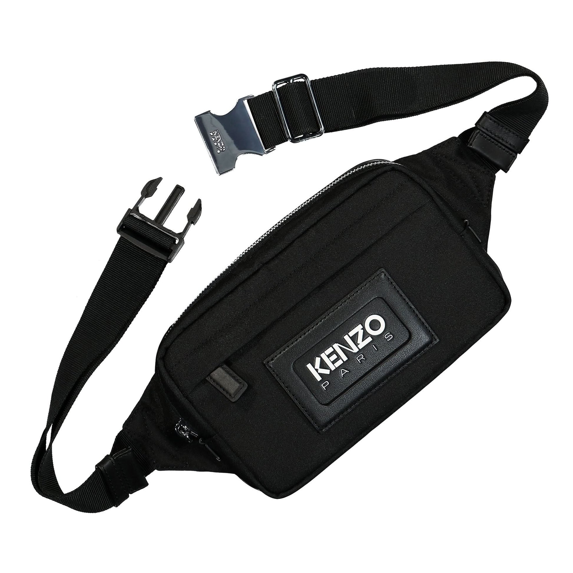 KENZO Kenzography Belt Bag Black Detail view 6 | Gate