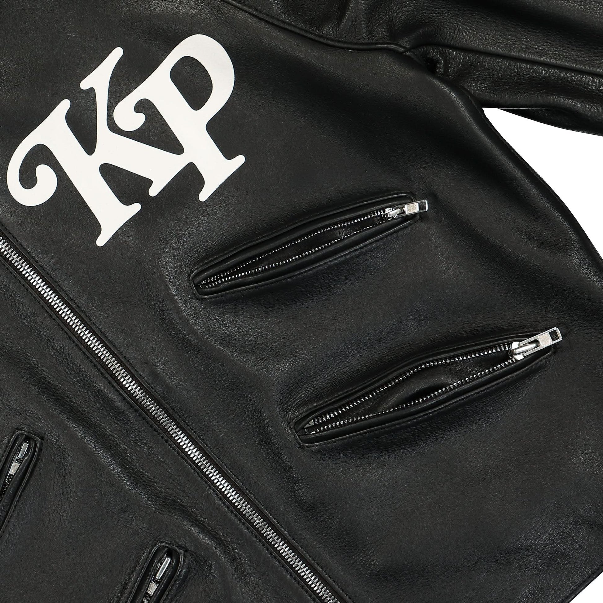 KENZO KENZO By Verdy Motorcycle Jacket Black Detail view 4 | Gate