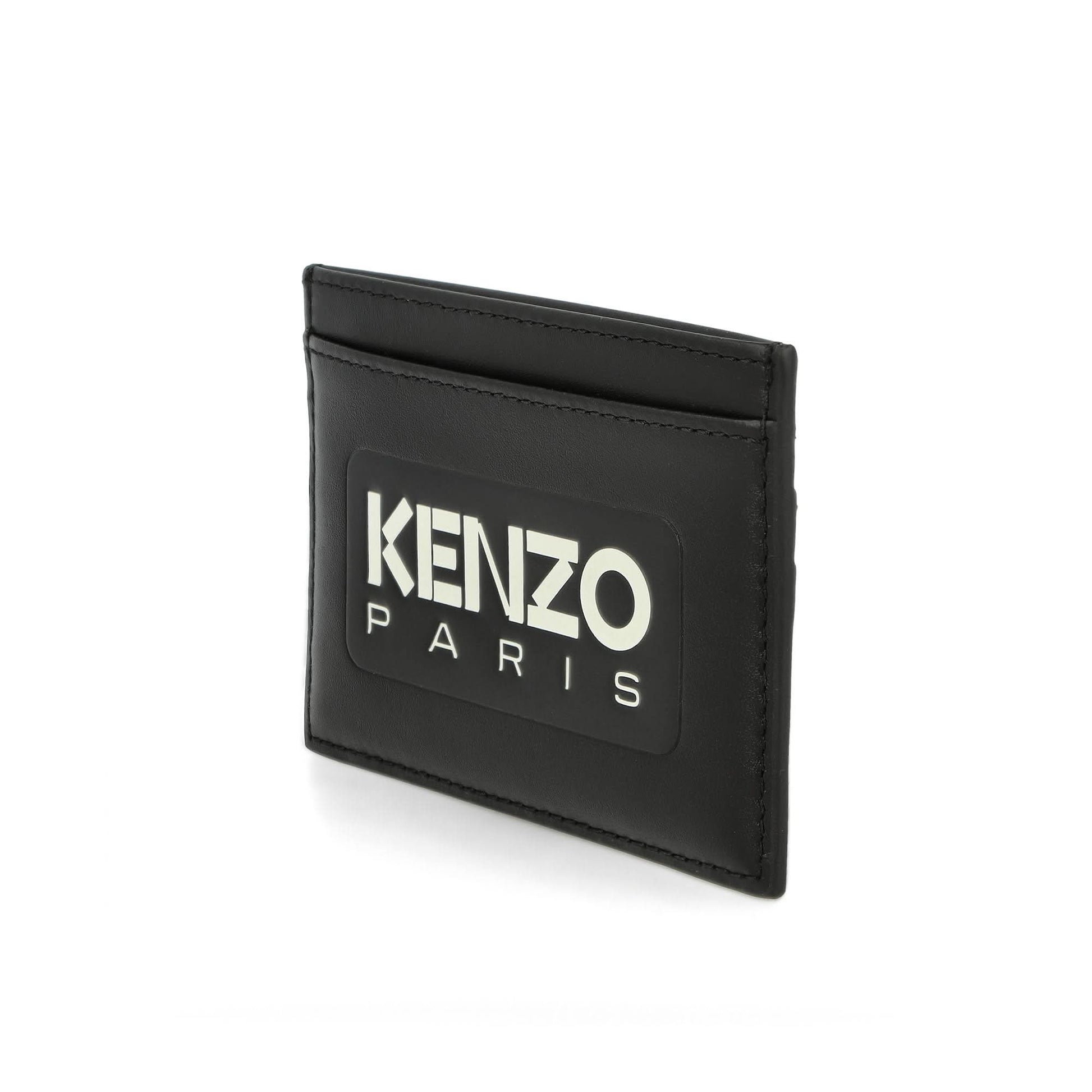 KENZO KENZO Emboss Leather Card Holder Black Detail view 2 | Gate