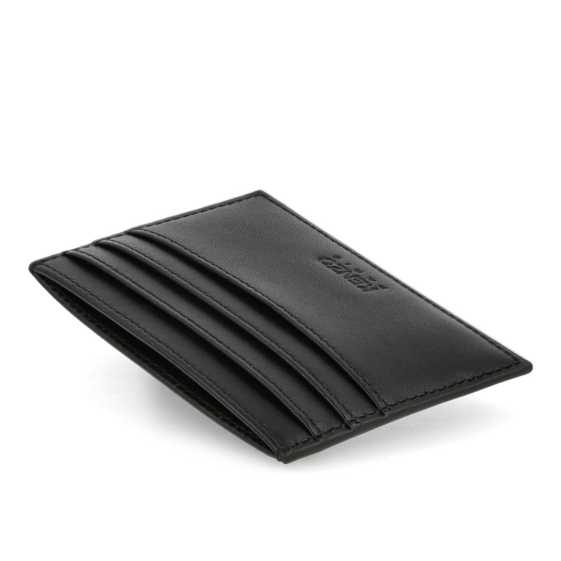 KENZO KENZO Emboss Leather Card Holder Black Detail view 5 | Gate