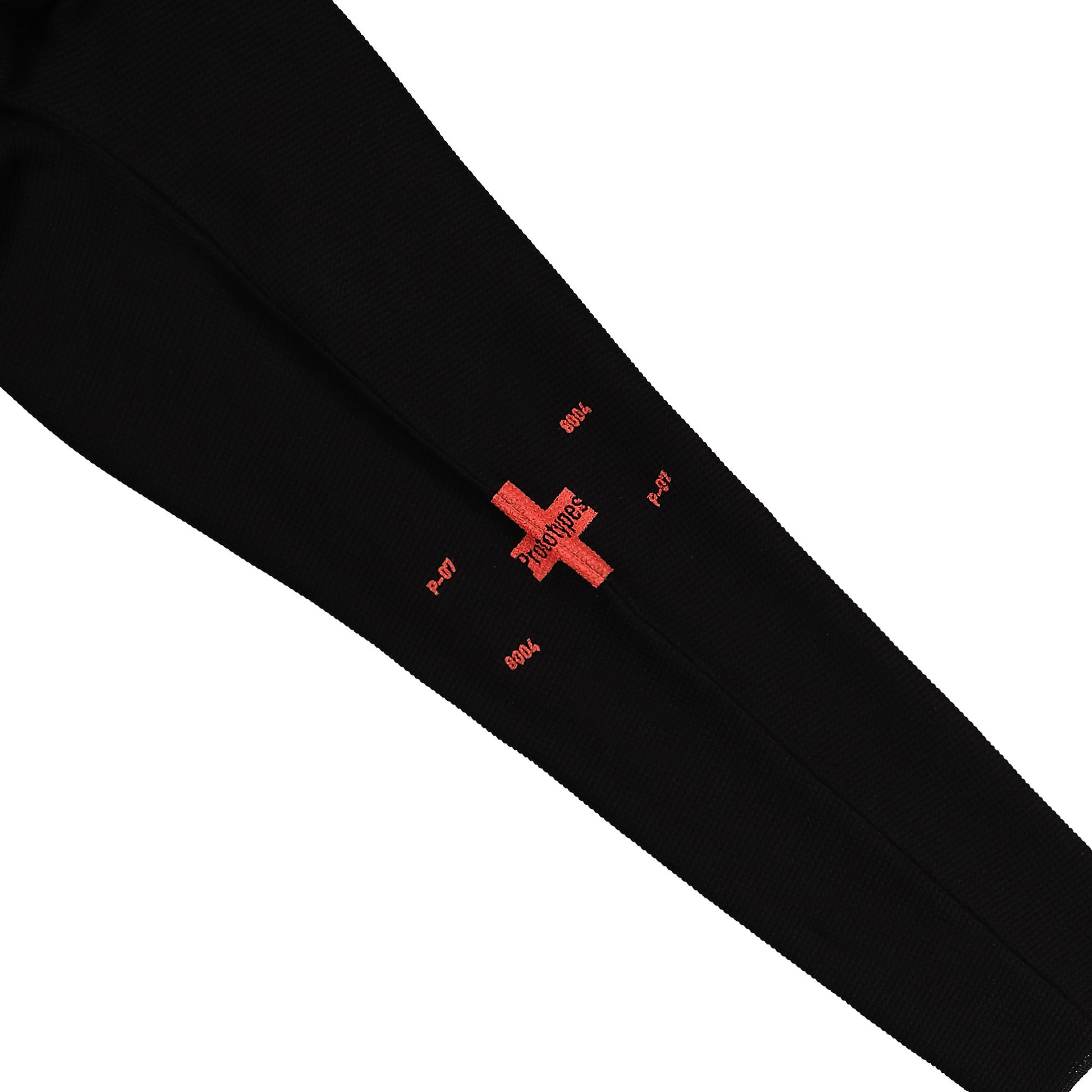 Prototypes Waffle Twisted Hoodie Black Detail view 4 | Gate