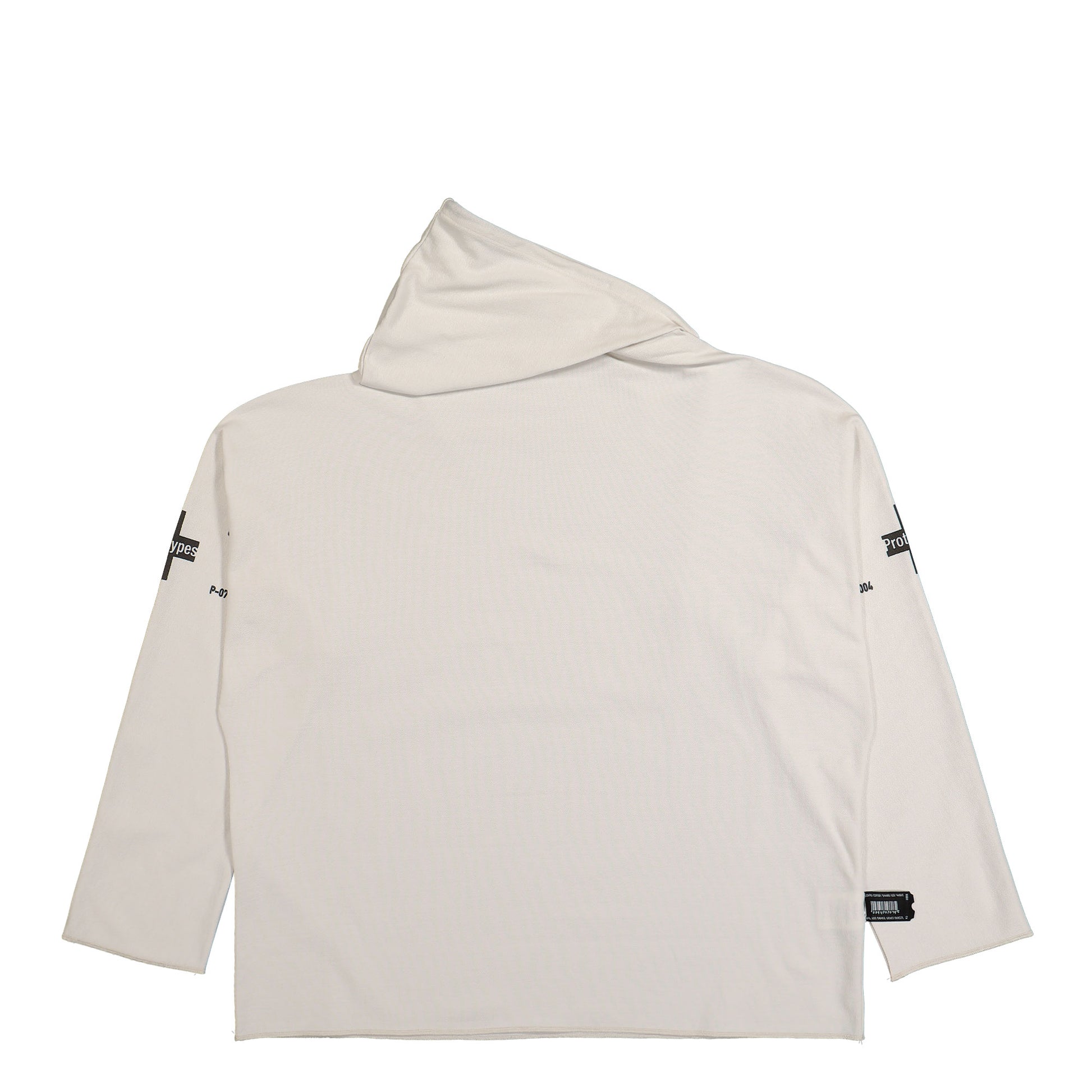 Prototypes Waffle Twisted Hoodie White Detail view 2 | Gate