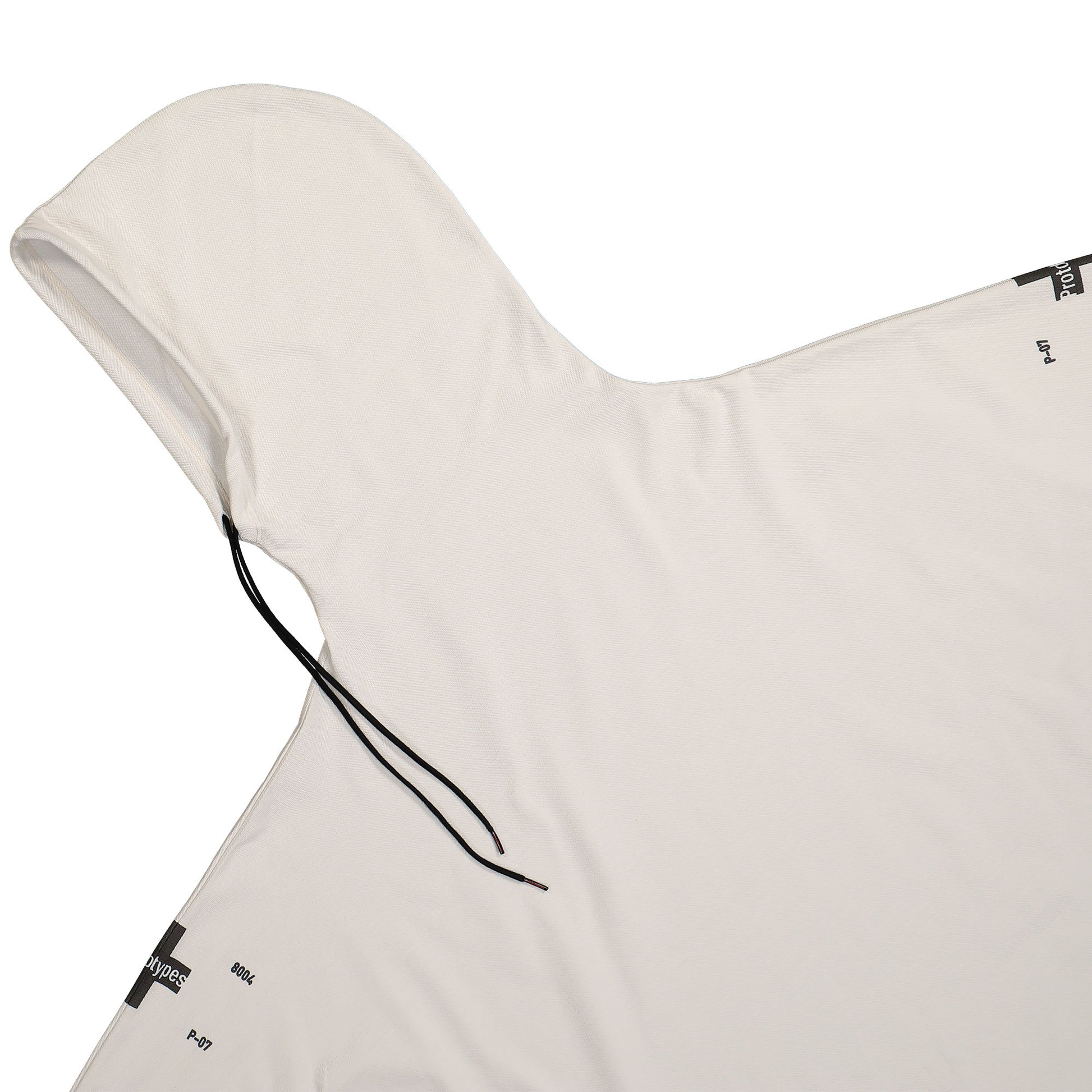 Prototypes Waffle Twisted Hoodie White Detail view 3 | Gate