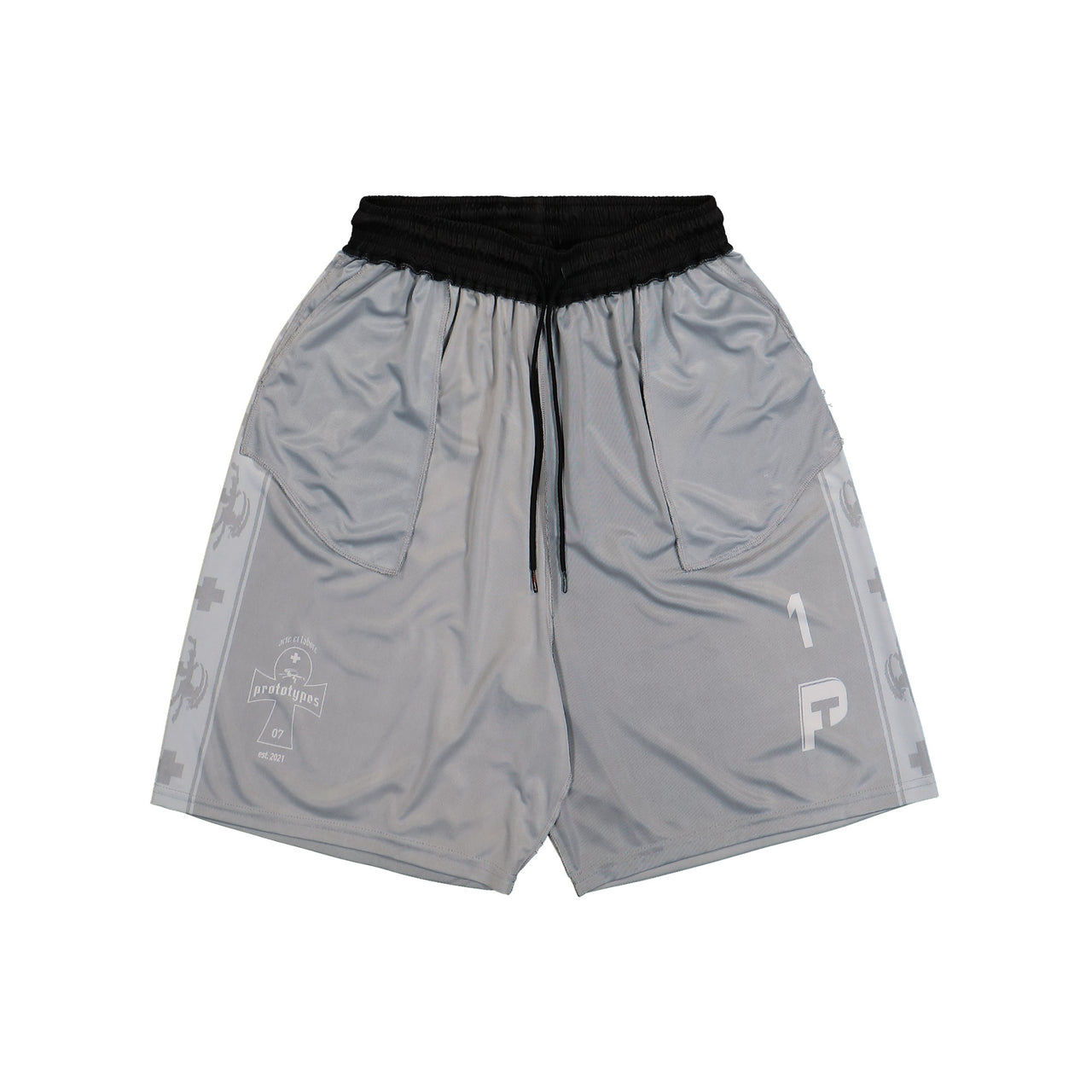 Prototypes Inside Out Football Shorts Black Detail view 1 | Gate