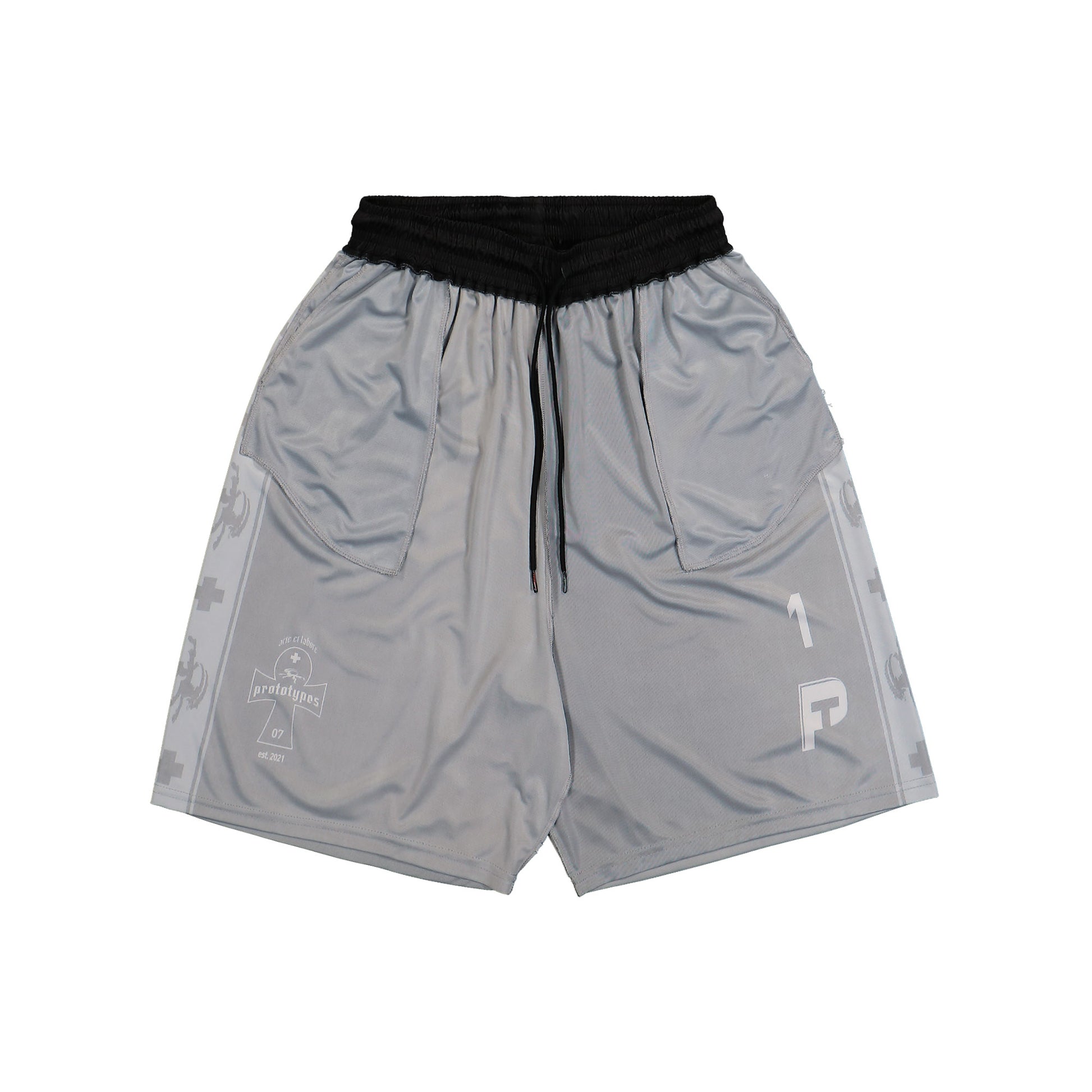 Prototypes Inside Out Football Shorts Black Detail view 1 | Gate