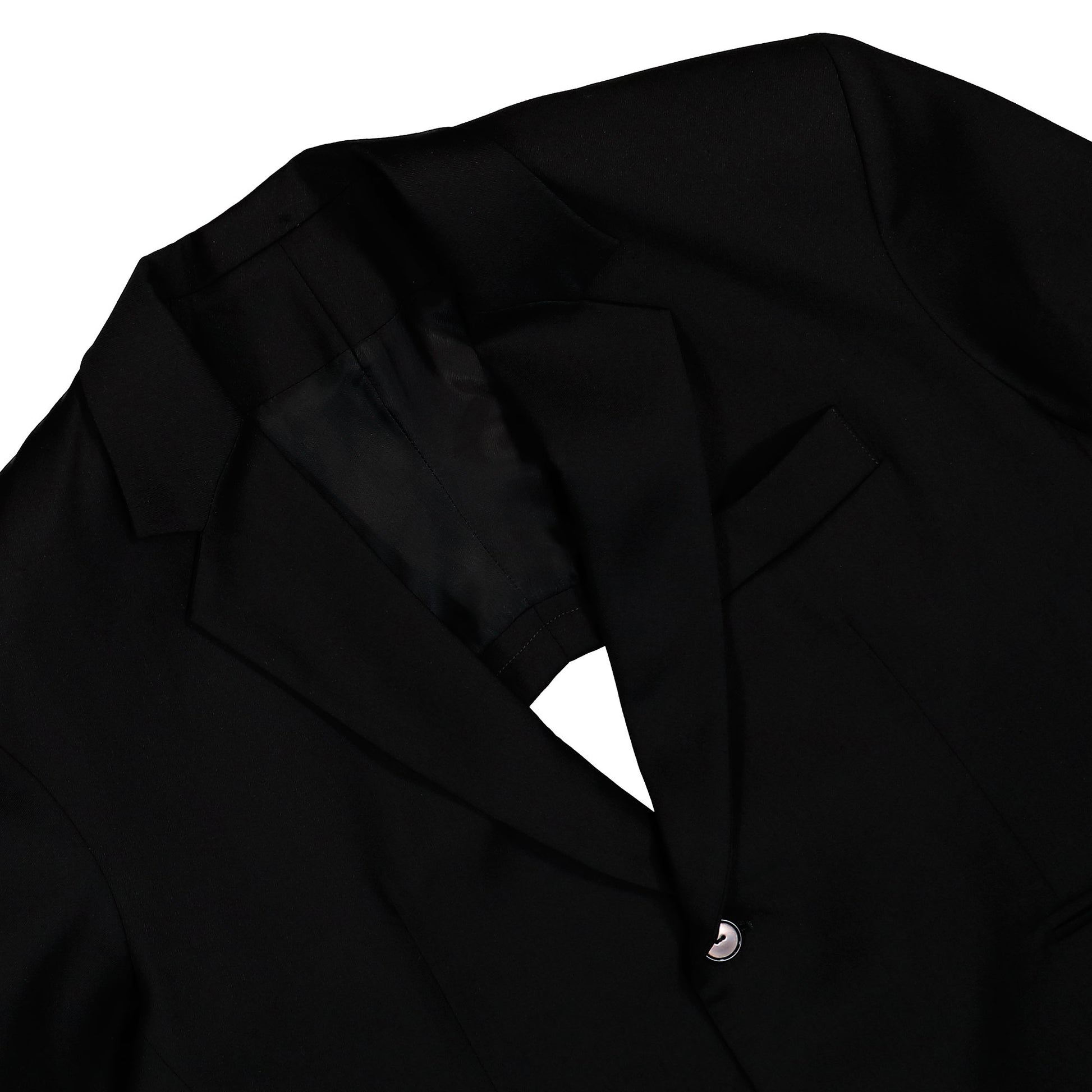 Prototypes Backless Tailored Jacket Black Detail view 3 | Gate