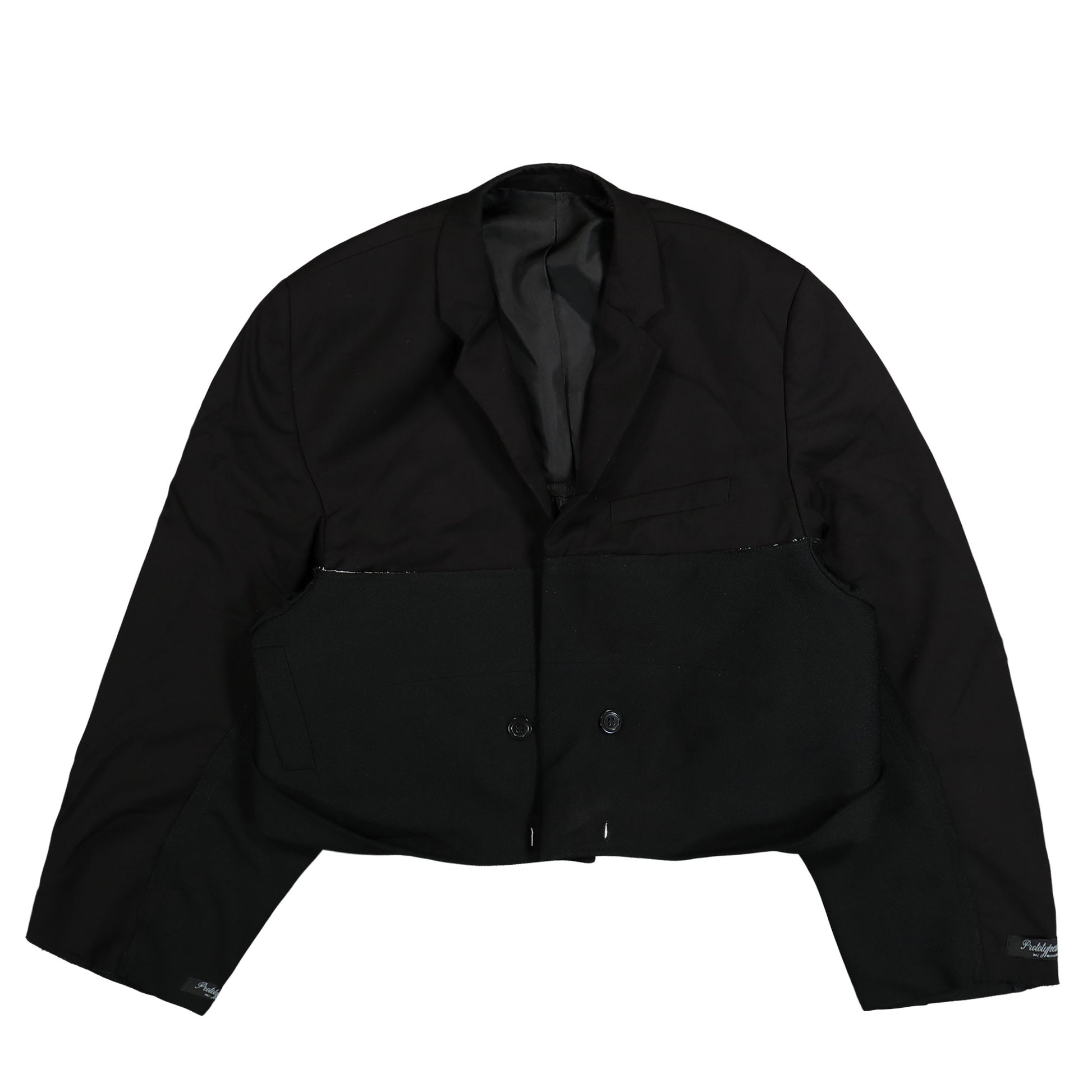 Prototypes 2 Way Tailored Jacket Black Detail view 5 | Gate