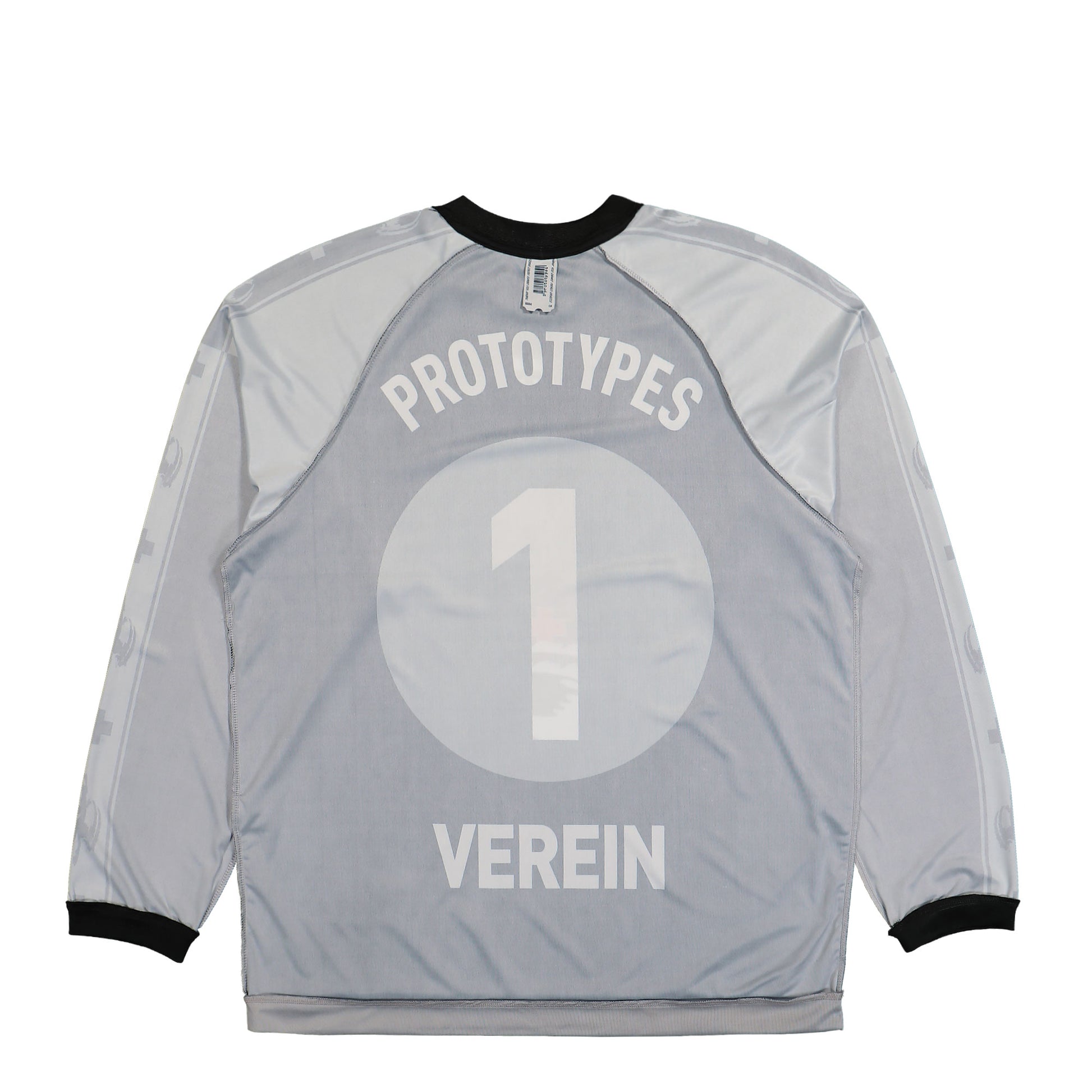 Prototypes Inside Out Football Long Sleeve Grey Detail view 3 | Gate
