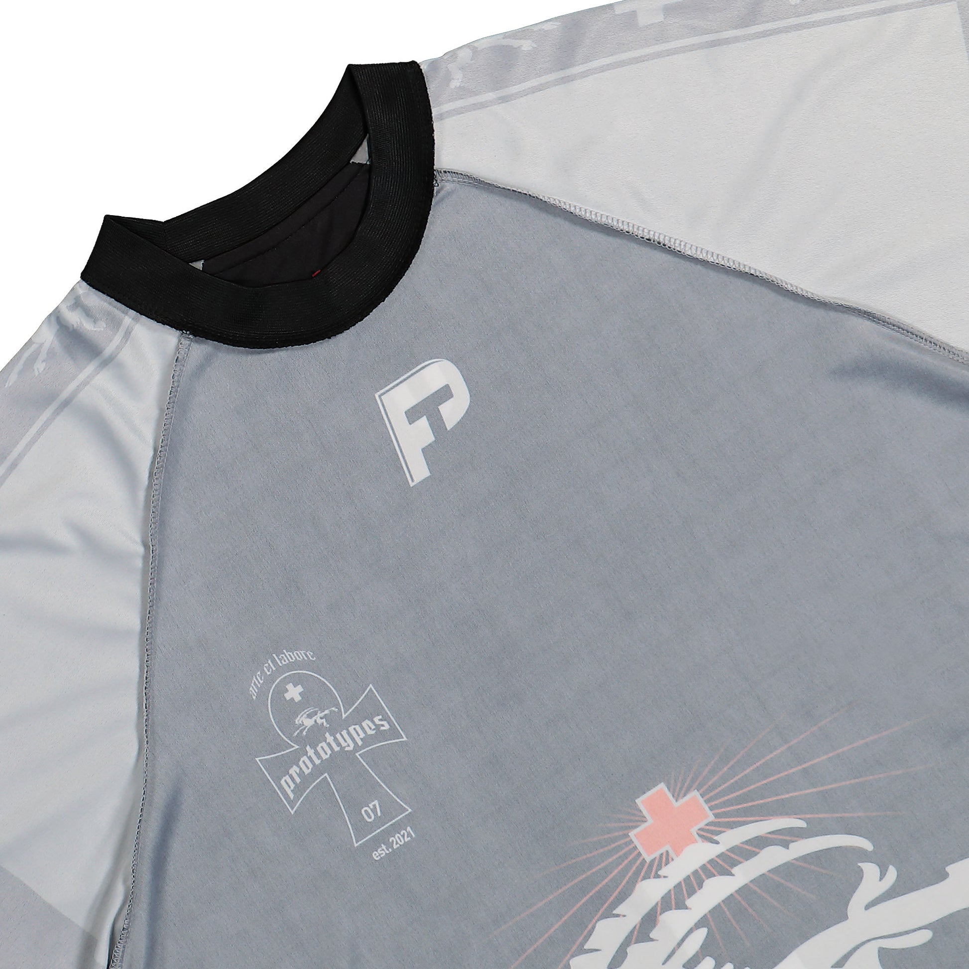 Prototypes Inside Out Football Long Sleeve Grey Detail view 4 | Gate