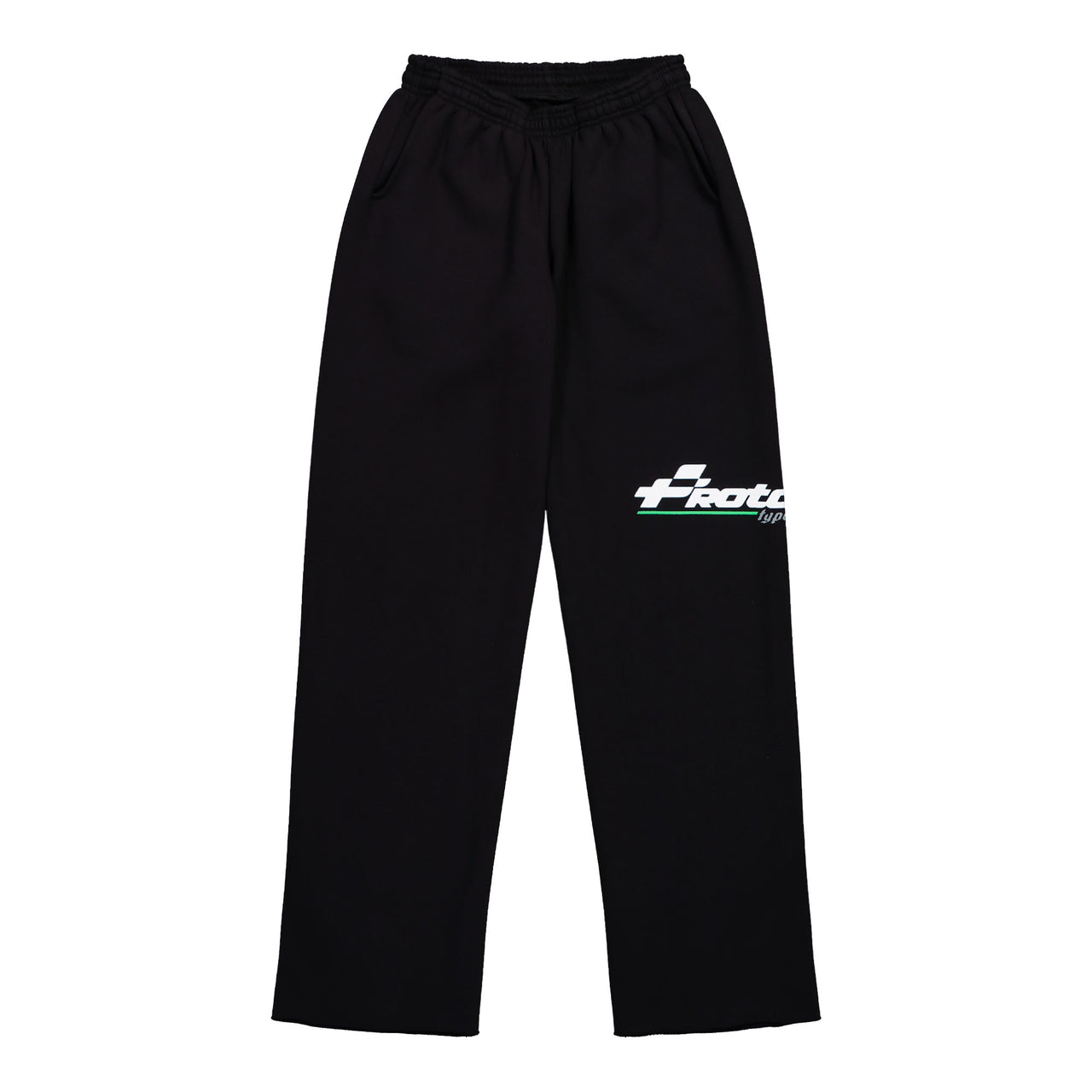 Prototypes Classic PT Logo Sweatpants Black Sweat & Track Pants PT08PA20USBK Detail View 1 | GATE